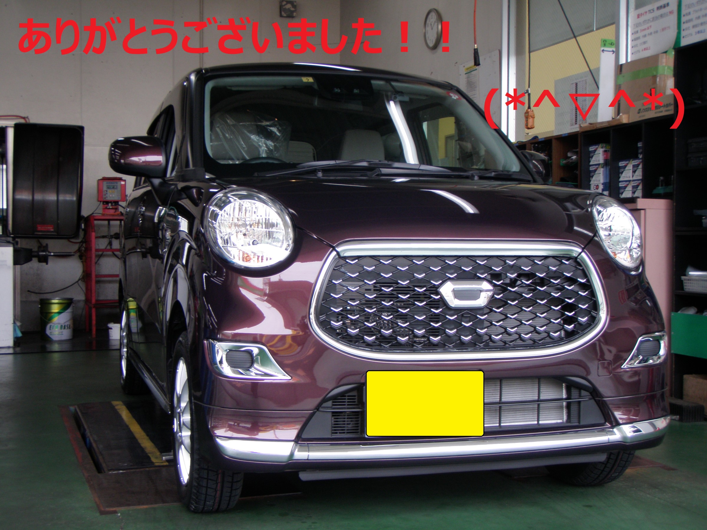 ☆DAIHATSU キャストスタイル スタッドレスタイヤホイールセット取付