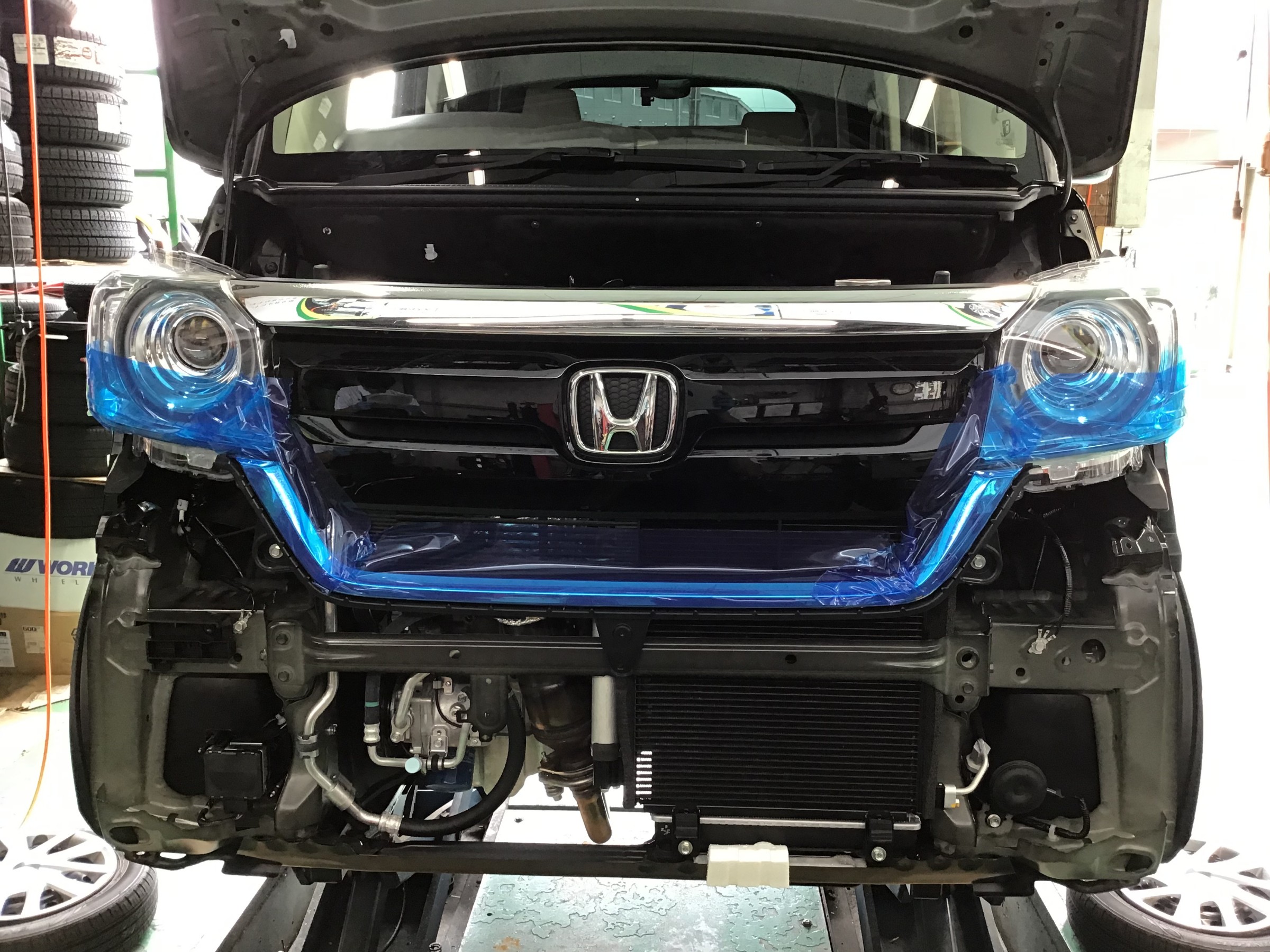 人気車種 ｎ ｂｏｘ のホーン交換 ホンダ N Box その他 パーツ取付 各種用品取付 スタッフ日記 タイヤ館 草津 タイヤからはじまる トータルカーメンテナンス タイヤ館グループ