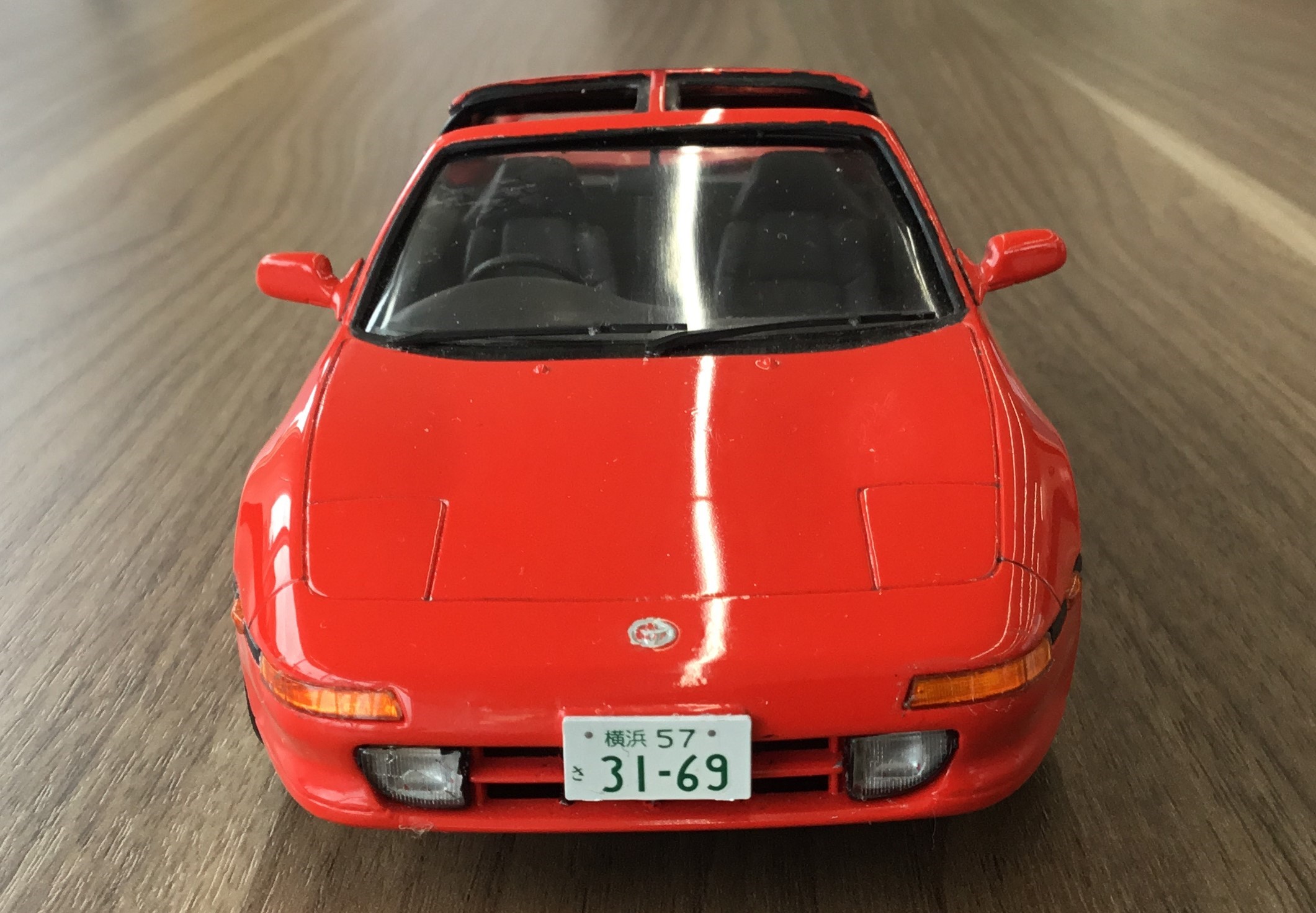 FUJIMI MR2 プラモデル 赤 トヨタ MR2 AW11 (プラモデル) - ホビー
