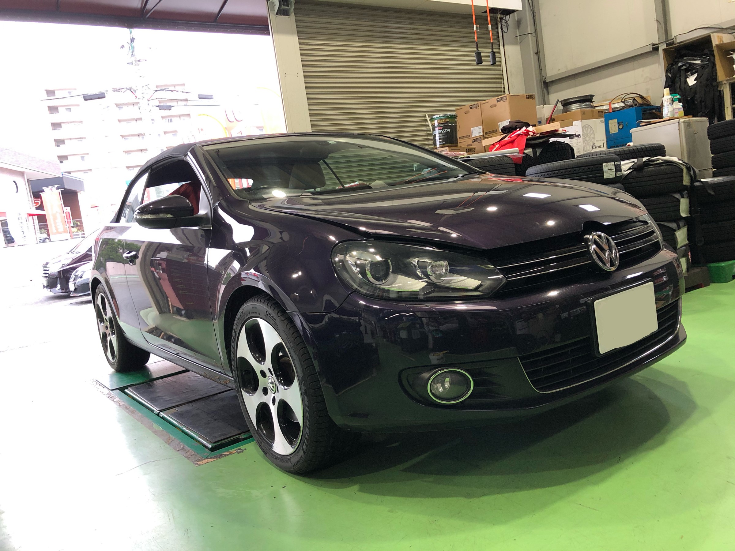 Volkswagen Golf6 カブリオレに スロコン PPT をお取り付け致しました 