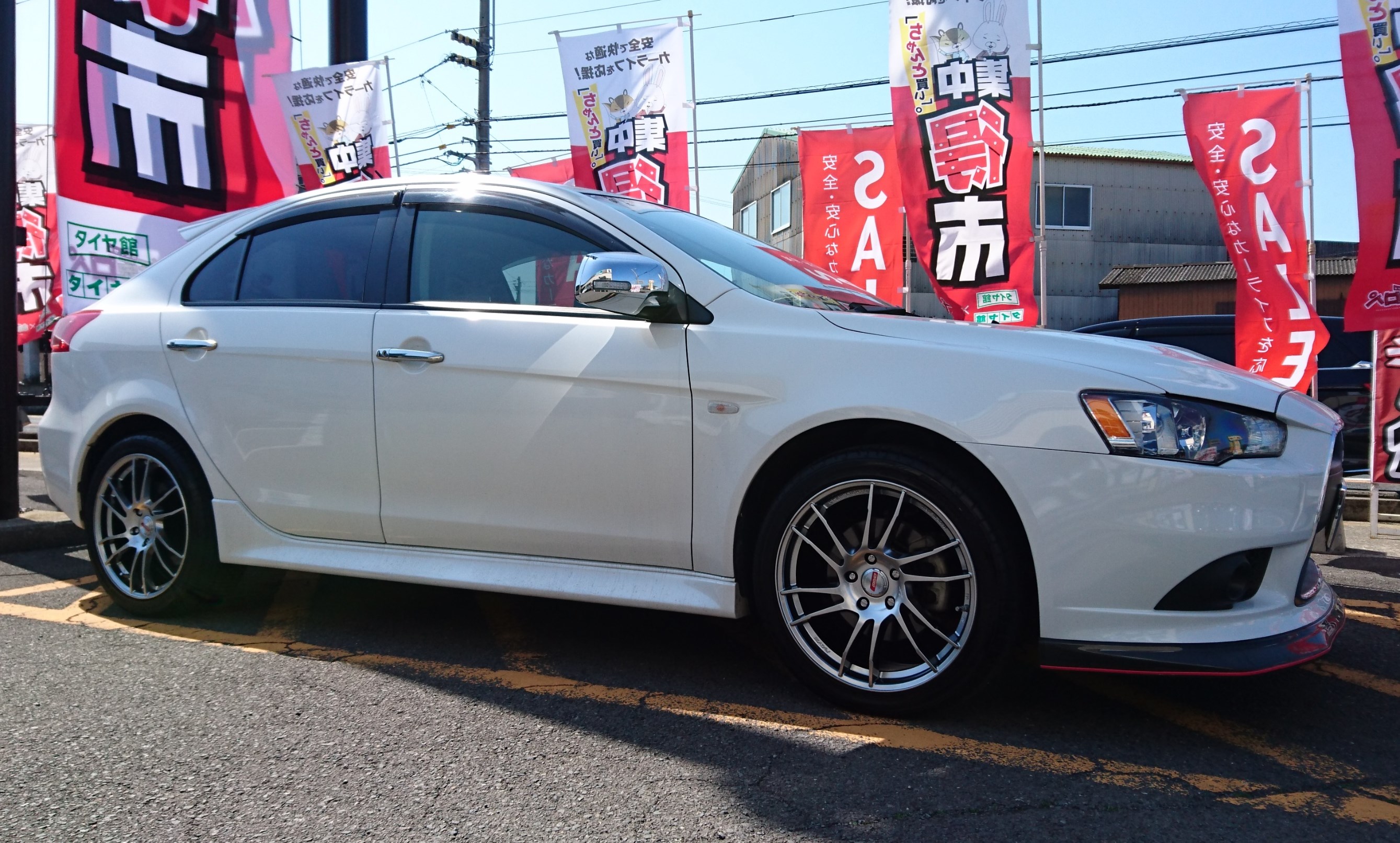 Gram Lights 57xtc Potenza S001 三菱 ギャランフォルティススポーツバック ホイール タイヤ ホイール関連 タイヤ ホイール交換 スタッフ日記 タイヤ館 丸亀 香川県のタイヤ カー用品ショップ タイヤからはじまる トータルカーメンテナンス タイヤ館グループ