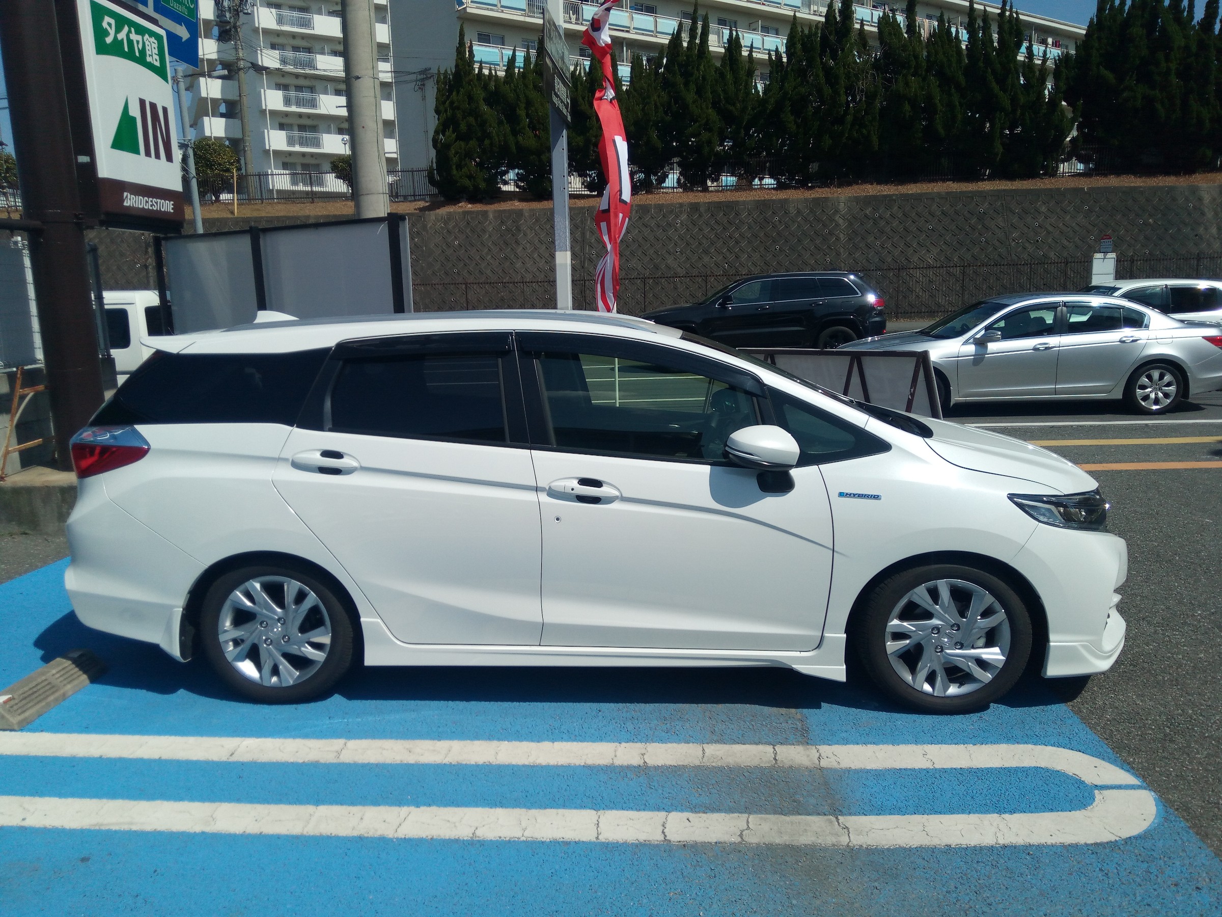 シャトル Teinの車高調でローダウン その他 パーツ取付 足回り関係取付 作業日記 タイヤ館 春日 タイヤからはじまる トータルカーメンテナンス タイヤ館グループ