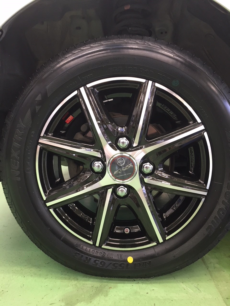 ダイハツ L250V・ミラ】タイヤ・ホイール取付のご紹介です