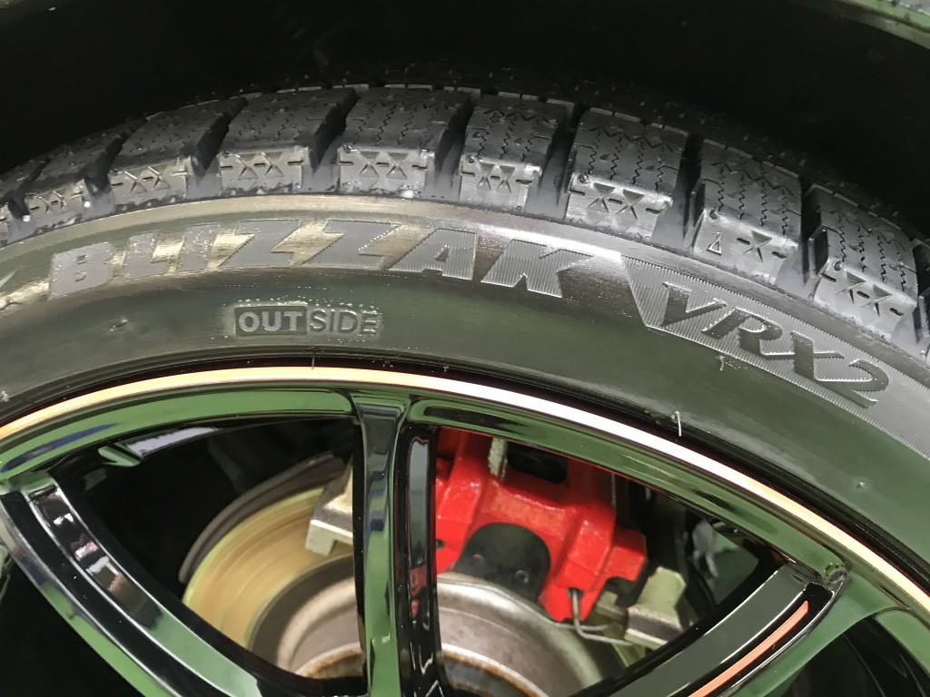 ホンダ・シビックタイプR・FK8】スタッドレスタイヤ・ホイールセットの