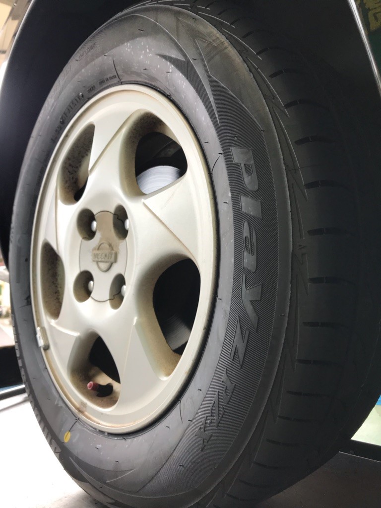 S14シルビア プレイズPX 205/60R15 タイヤ交換 | 日産 シルビア タイヤ