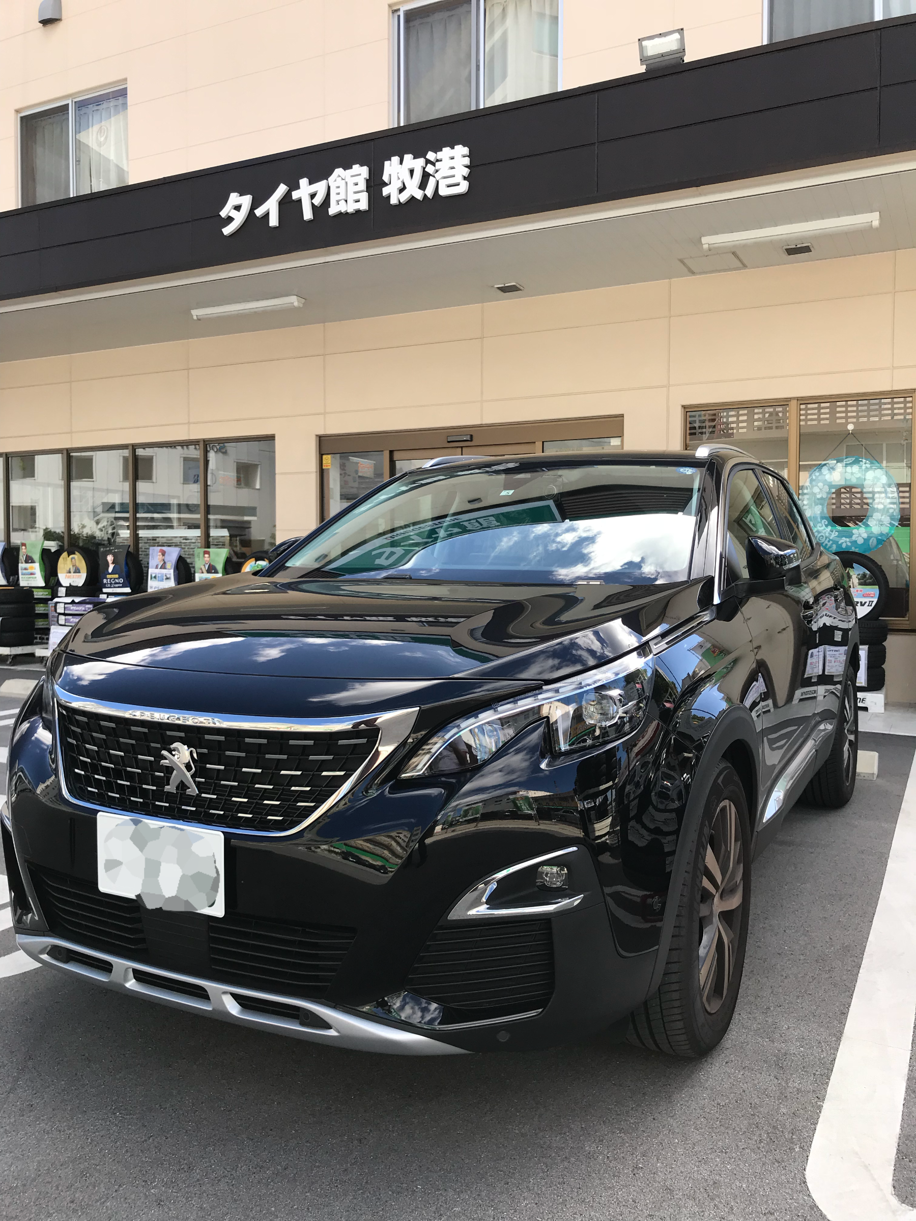 プジョー3008 ドラレコ Etc取付 プジョー 3008 その他 スタッフ日記 タイヤ館 牧港
