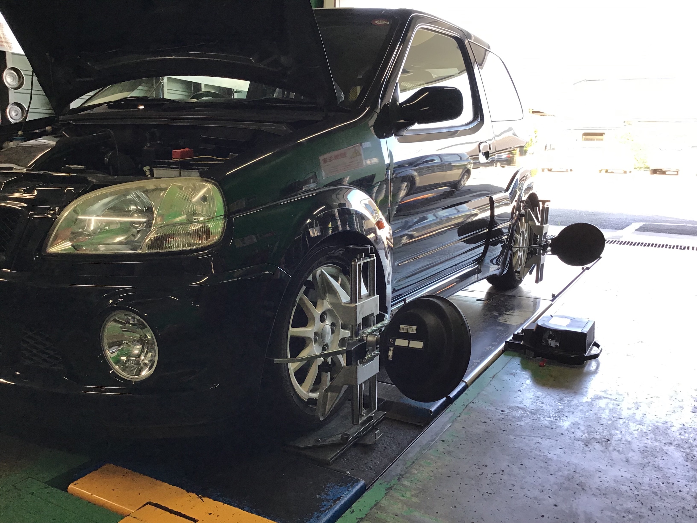 スイフトスポーツ Ht81s アライメント サービス事例 タイヤ館 勝田台 千葉県のタイヤ カー用品ショップ タイヤからはじまる トータルカーメンテナンス タイヤ館グループ