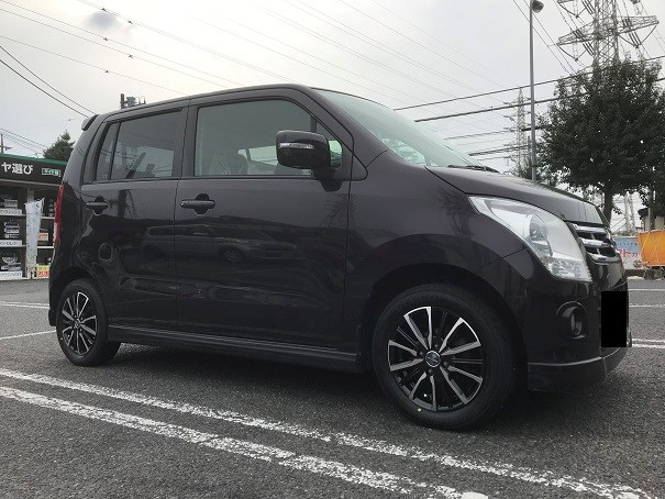 ワゴンr 軽カー専用設計タイヤレグノレジェーラ アルミホイールセット交換 アライメント調整 スズキ ワゴンr ホイール タイヤ ホイール関連 タイヤ ホイール交換 サービス事例 タイヤ館 西船橋 千葉県のタイヤ カー用品ショップ タイヤからはじまる
