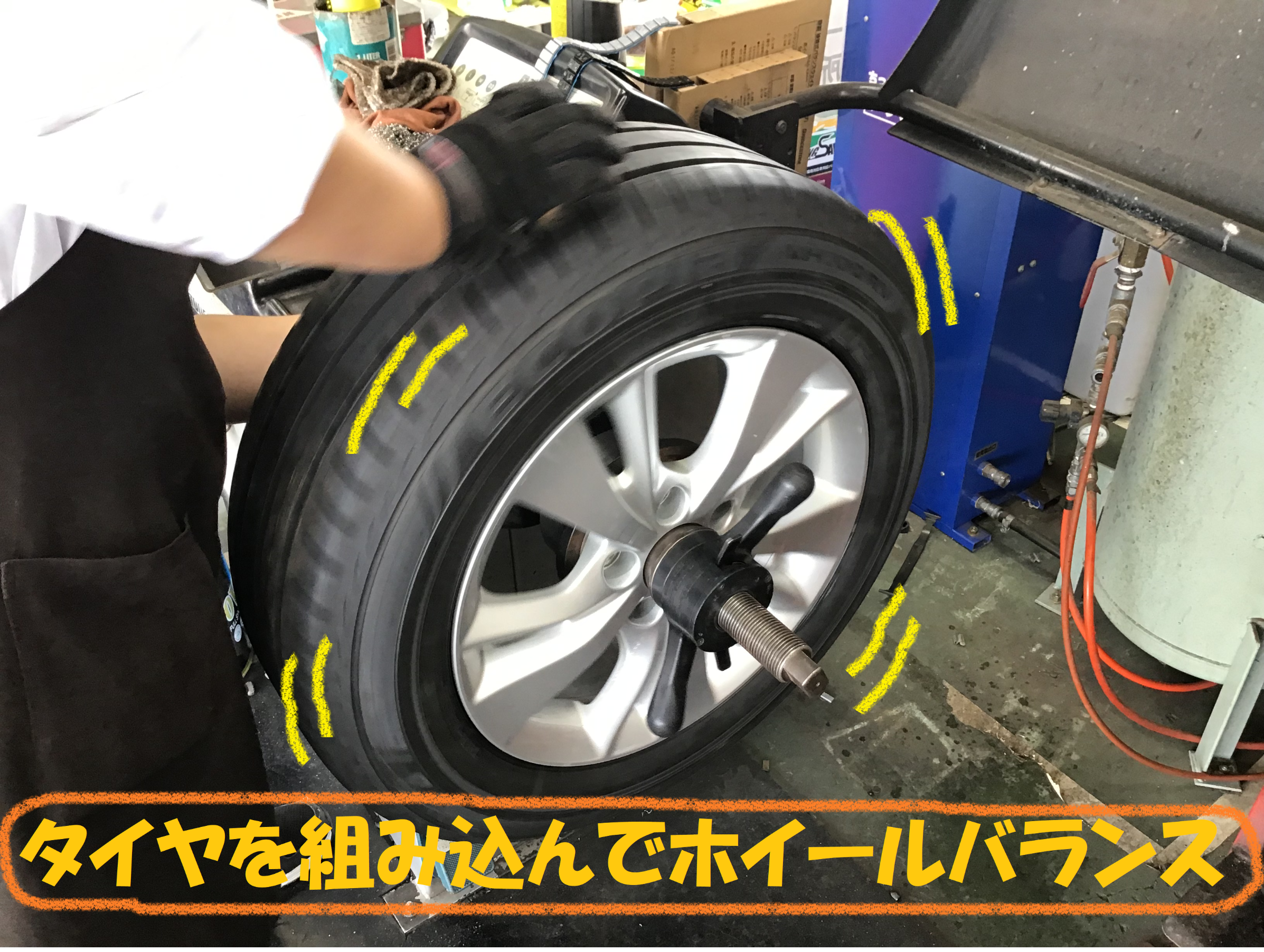 ホンダ ヴェゼル タイヤ交換作業 空気圧センサー装着です ホンダ ヴェゼルハイブリッド タイヤ タイヤ ホイール関連 タイヤ ホイール交換 総和店こだわり作業 タイヤ館 総和 茨城県のタイヤ カー用品ショップ タイヤからはじまる トータルカー