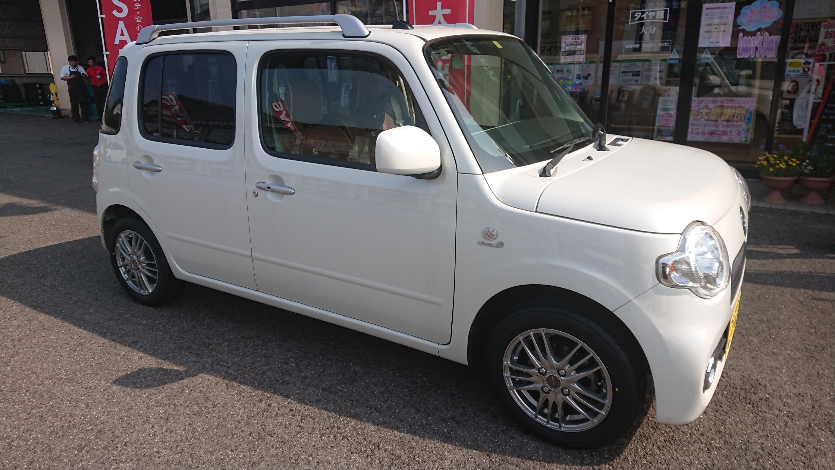 ミラ ココア タイヤ&ホイール取り付け。 | 店舗おススメ情報 | タイヤ