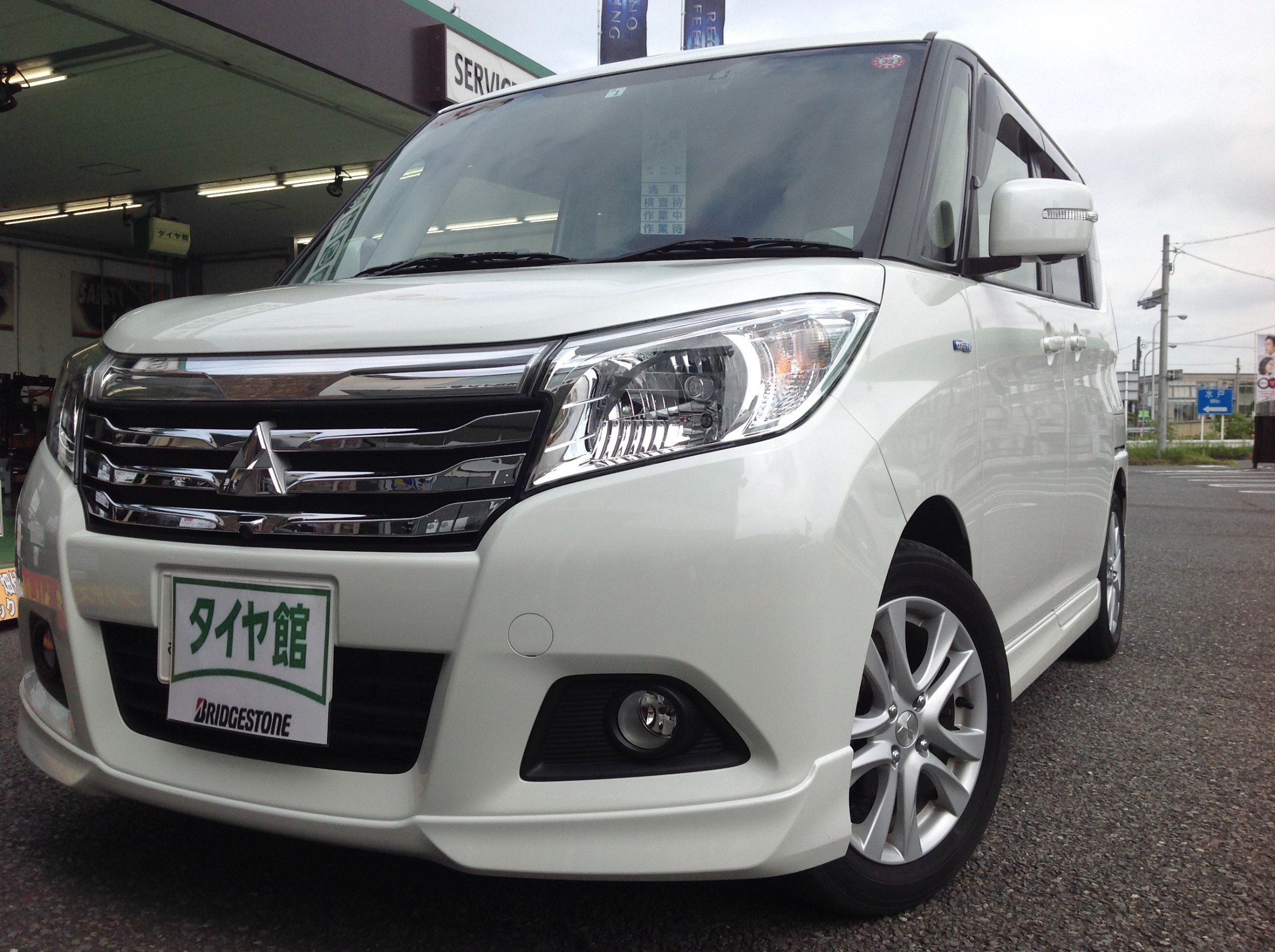 大人気 中古 バリ溝 三菱 MB36S デリカD:2 純正 アルミ 2022年製 4本