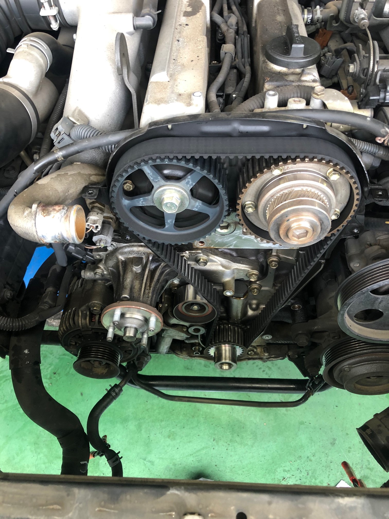 トヨタ マークⅡ タイミングベルト交換 １００系 | トヨタ マークII | サービス事例 | タイヤ館 多摩境 |  タイヤからはじまる、トータルカーメンテナンス タイヤ館グループ