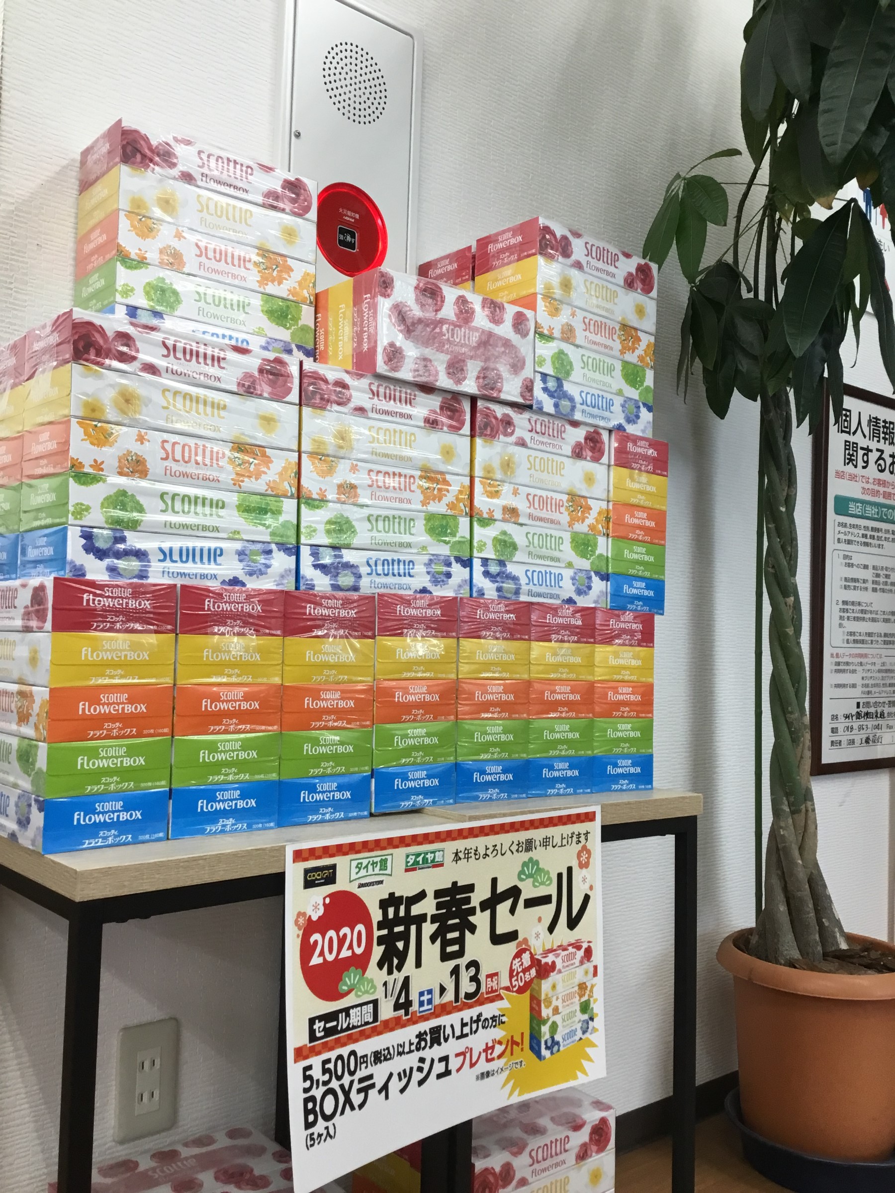 スタッフ撮影　POPは支社作成のもの
