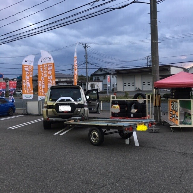 スタッフ撮影　ナンバーはペイントで隠しました。