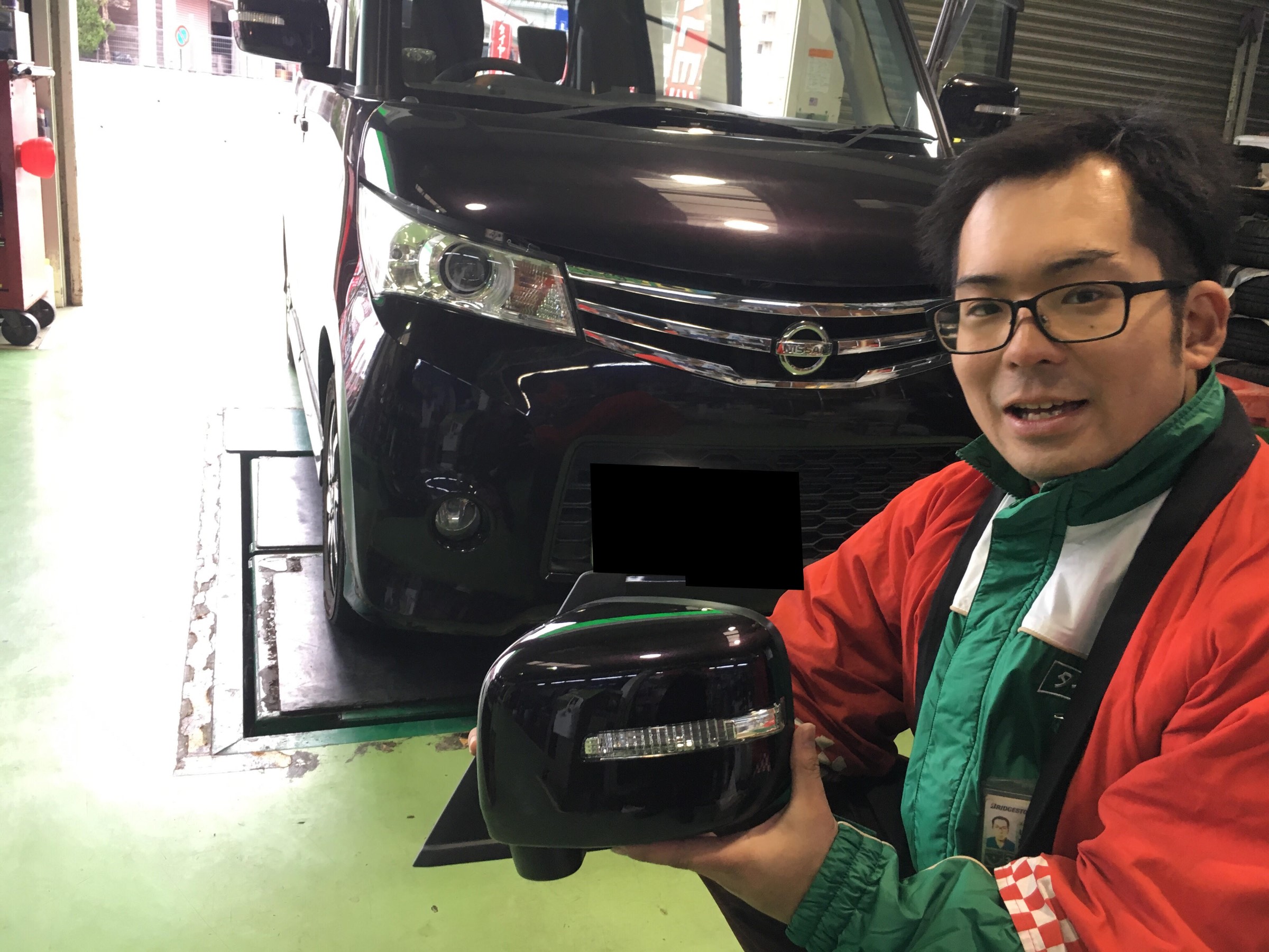 こんなことも出来ます！！ 日産ルークスのドアミラー交換をしましたっ 