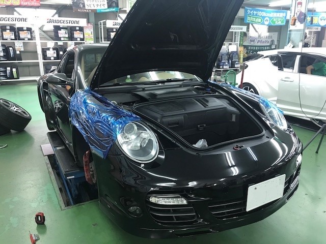 ポルシェ 911ターボ (997)に ビルシュタインB16 お取り付け