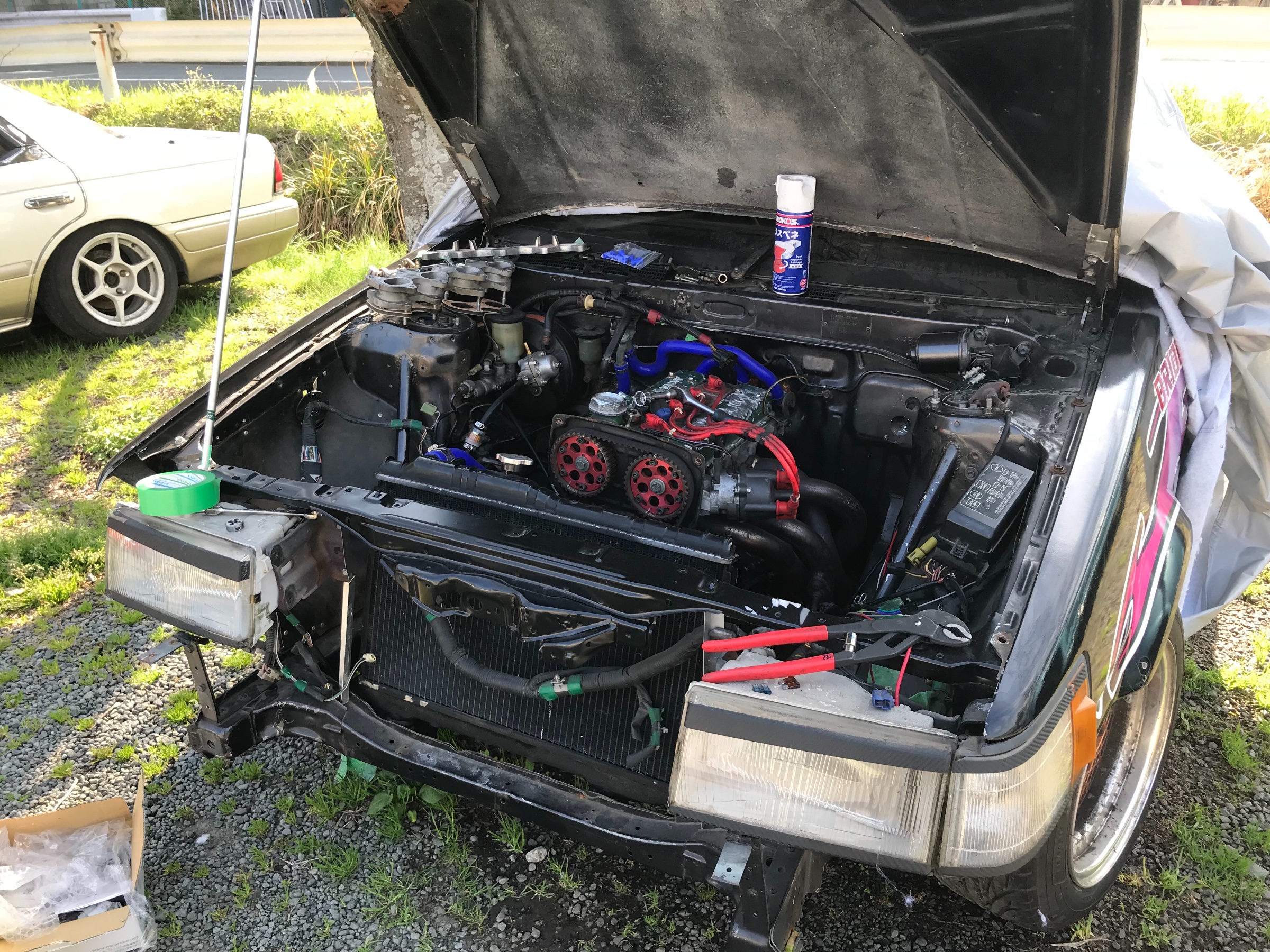 スタッフ撮影スタッフ車