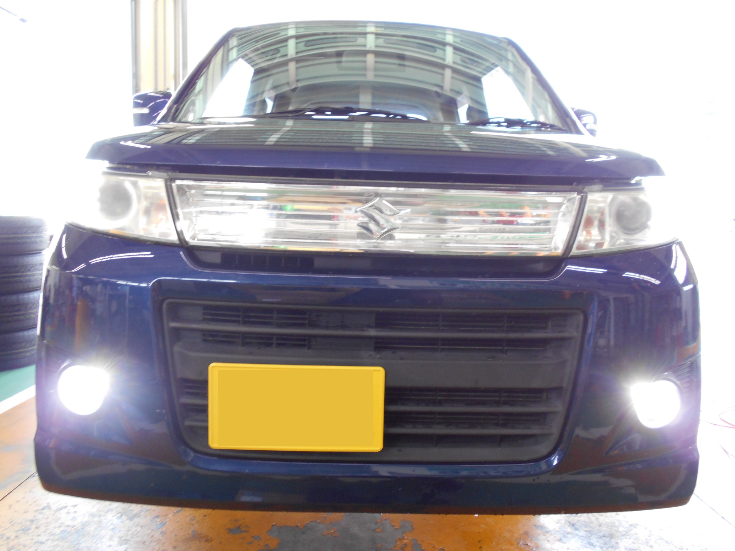 ワゴンRスティングレー】LEDフォグランプ取付！ | 店舗おススメ情報  