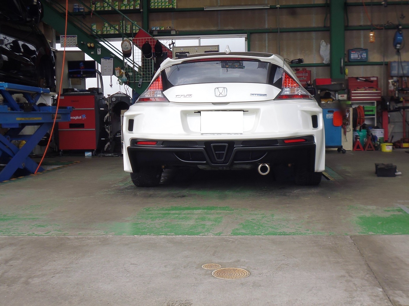 ZF1型CR-Zリアバンパー交換 | 店舗おススメ情報 | タイヤ館 加古川中央  