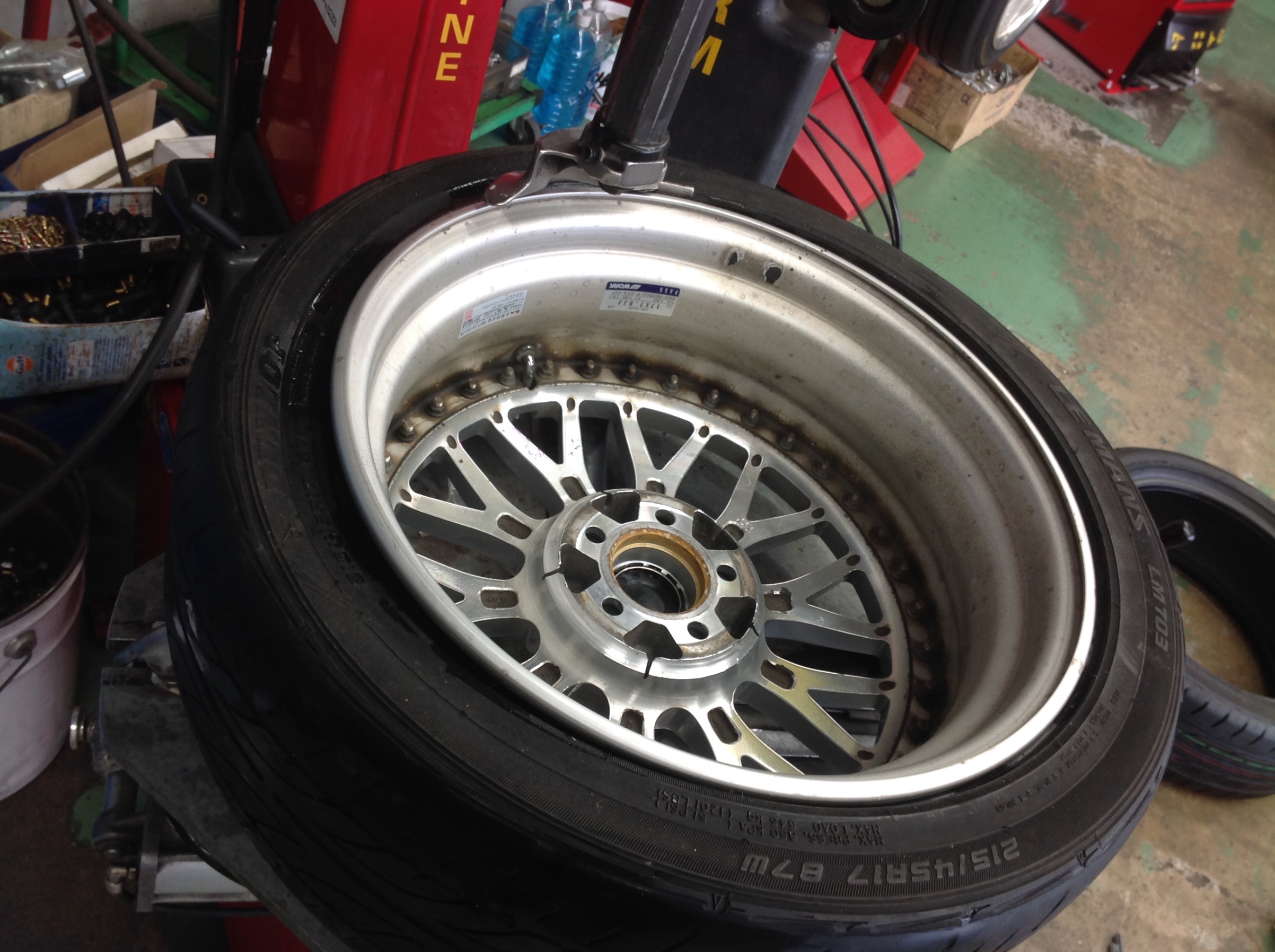 ジャンヌ。　ワーク　VS 8J×2本 WORK 18インチ 8.0J FULL REVERSE STANDARD Adisk ワーク(WORK