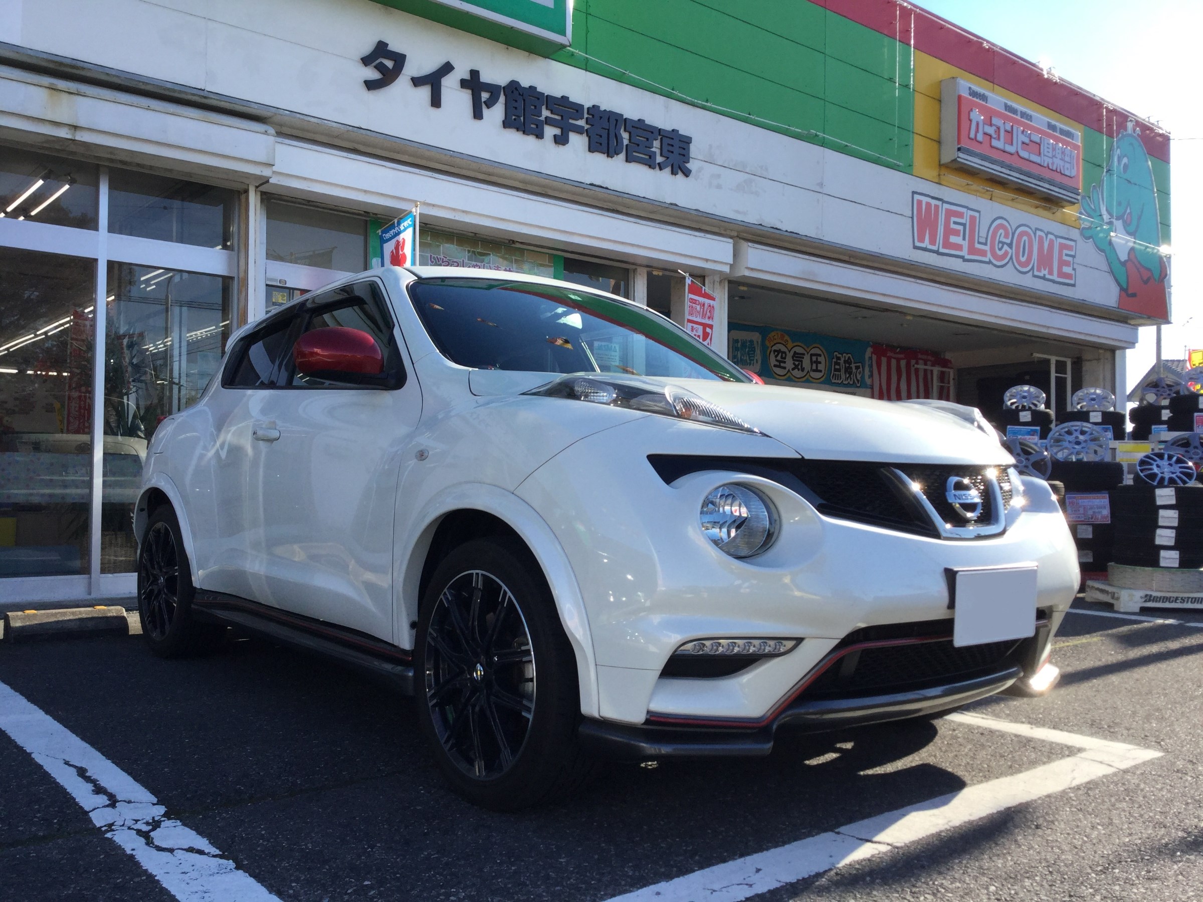 日産 F15 ジューク】スタッドレス交換 | 日産 ジュークNISMO タイヤ