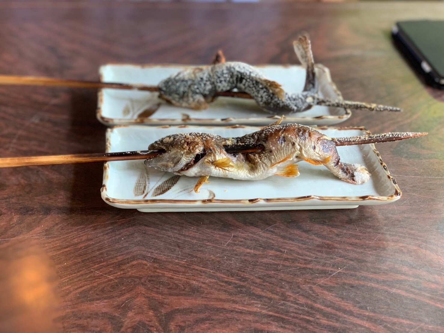 ヤマメの塩焼き