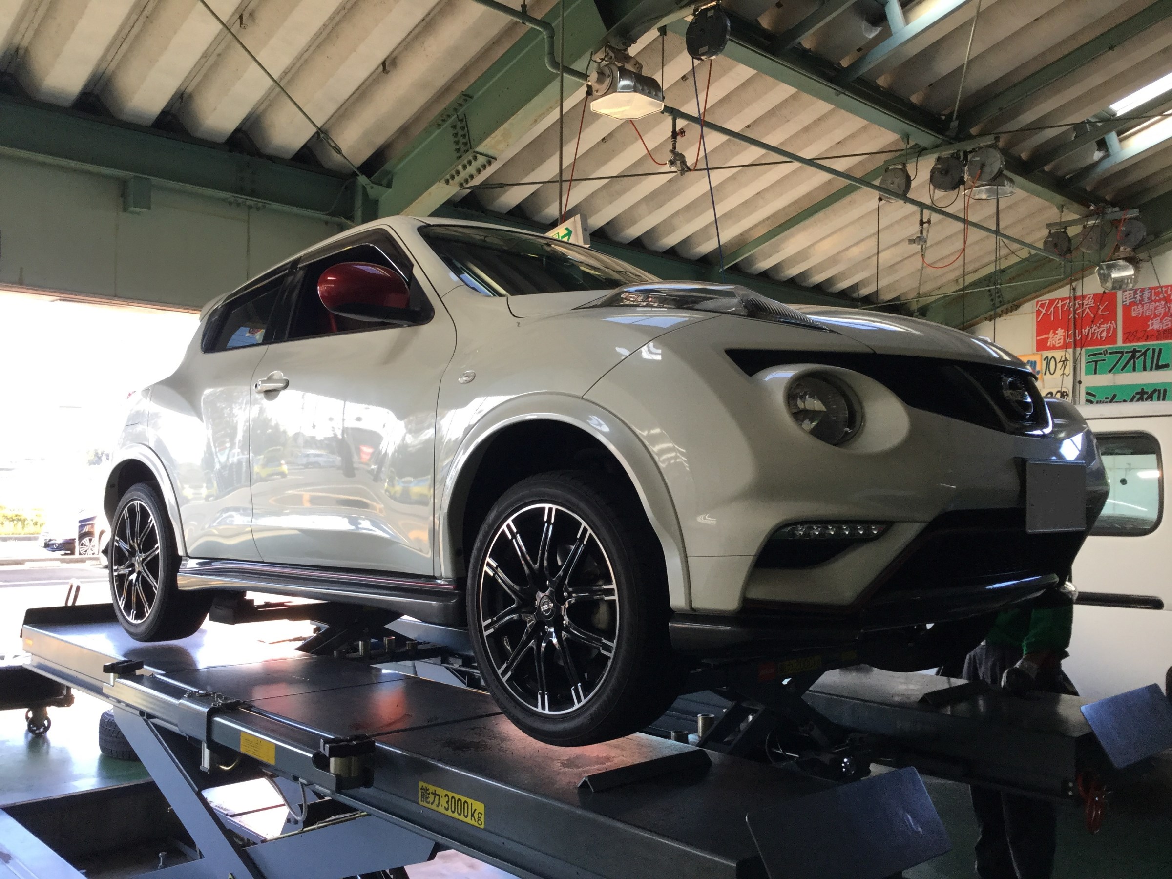 日産 F15 ジューク】スタッドレス交換 | 日産 ジュークNISMO タイヤ