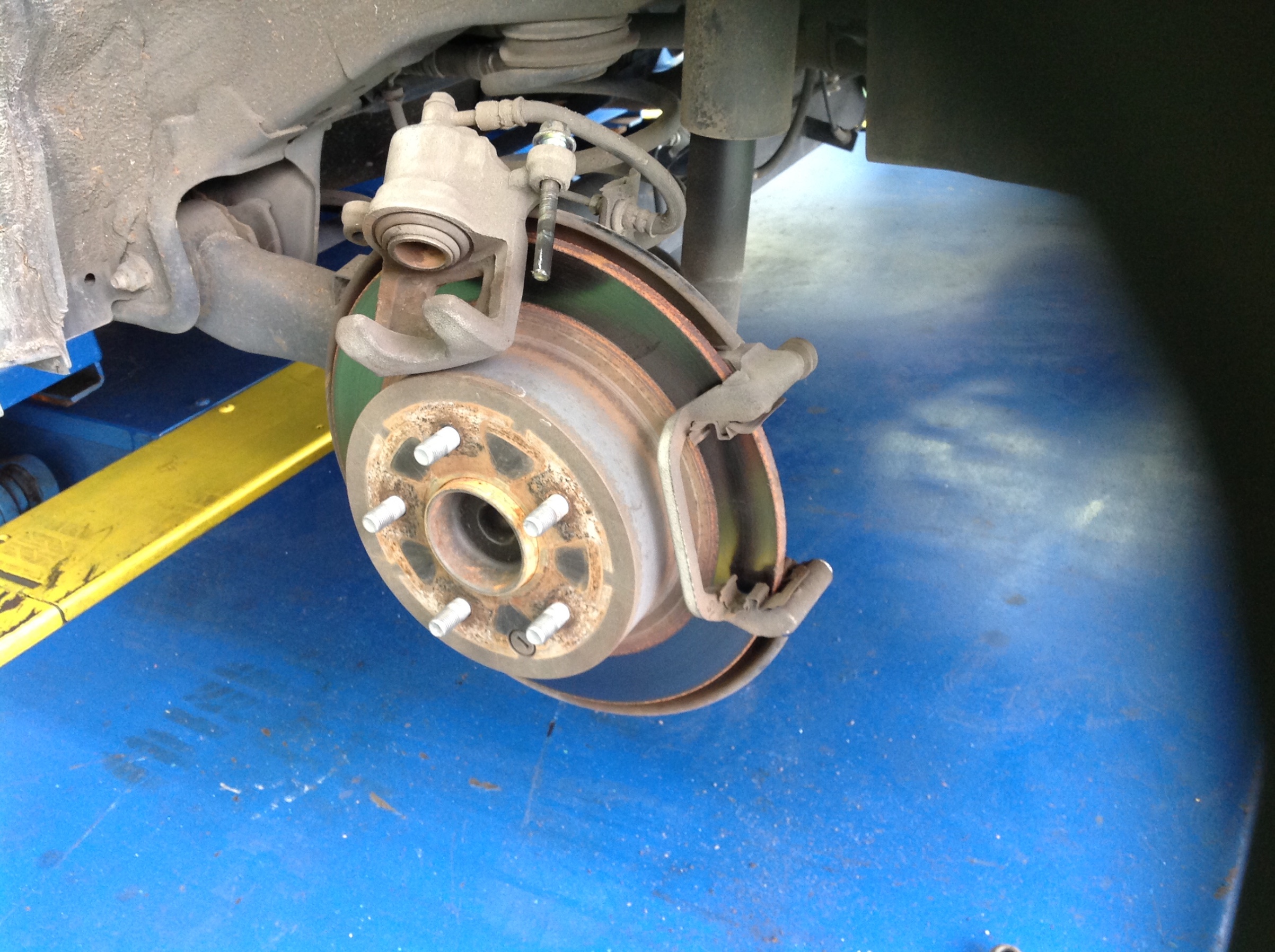 ブレーキの点検です。