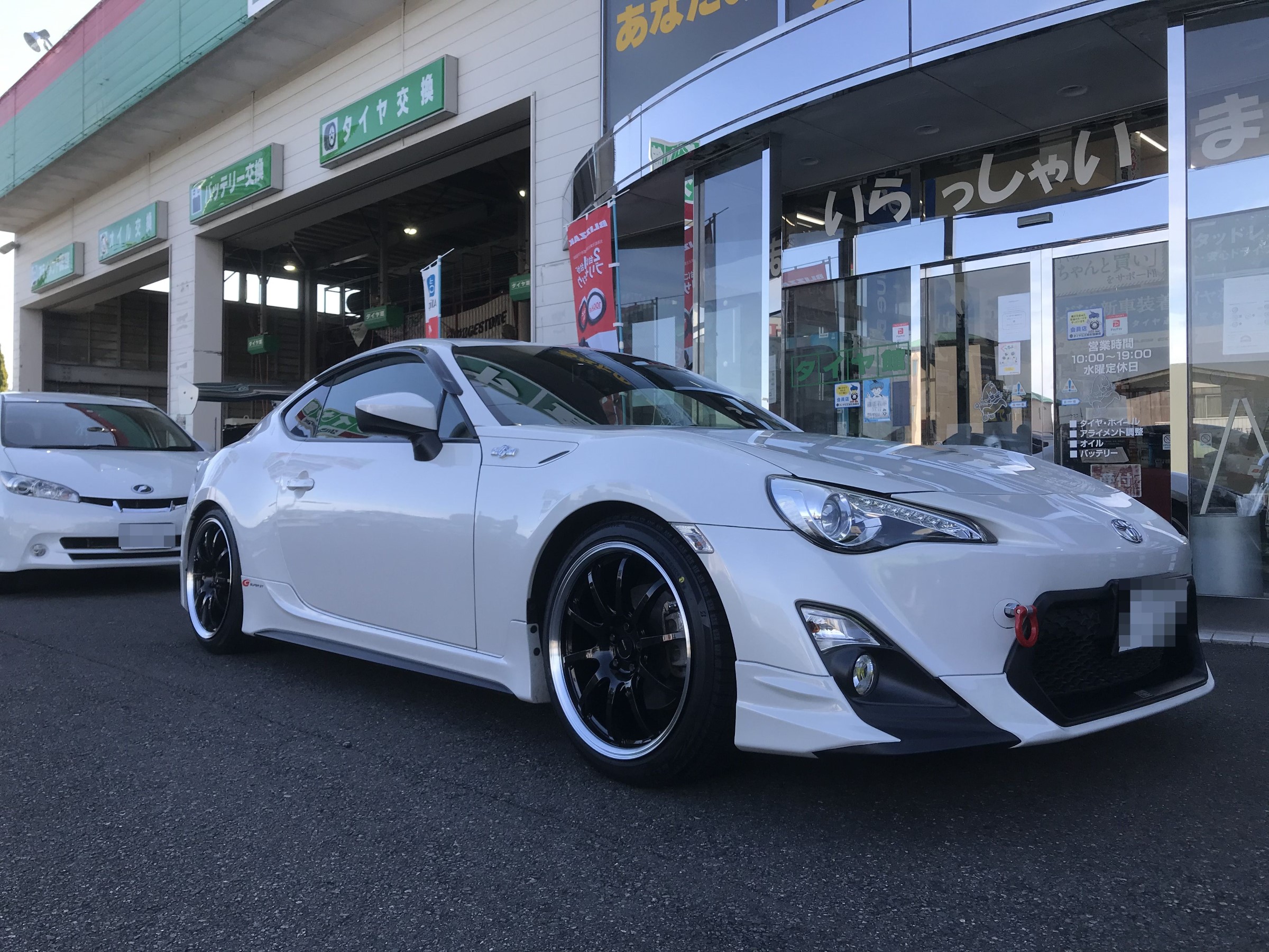 アルミホイール装着例】G.SPEED P-04 ＋ トヨタ ハチロク | 店舗お