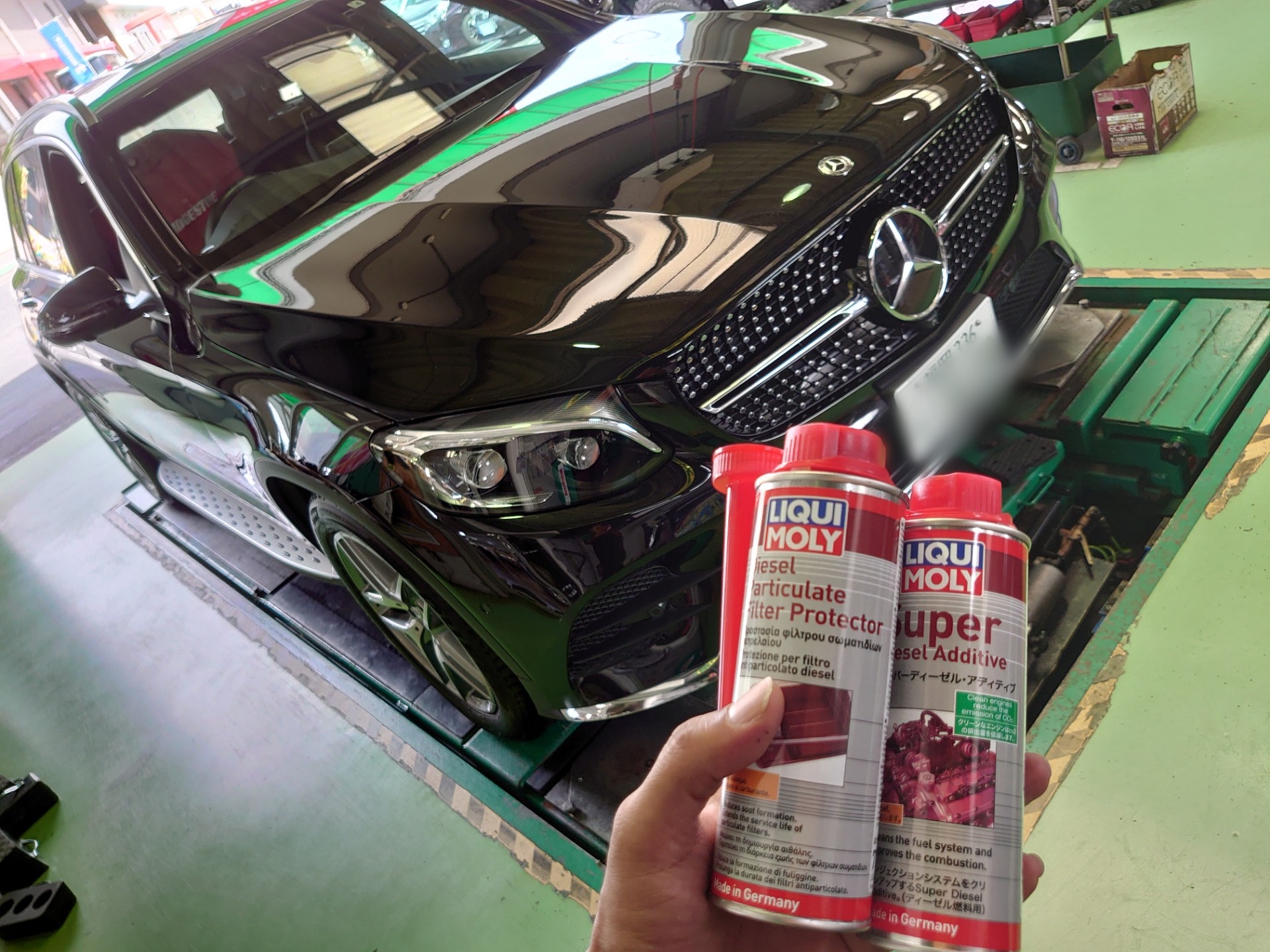 Mercedes Benz Glc 2d に リキモリ 燃料添加剤を注入しました メルセデス ベンツ Glcクラス メンテナンス商品 その他 無料安全点検 技術サービス施工事例 タイヤ館 福岡東 タイヤからはじまる トータルカーメンテナンス タイヤ館グループ