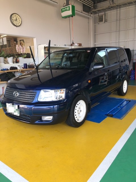 スタッフ撮影 ナンバーはモザイクかけています。