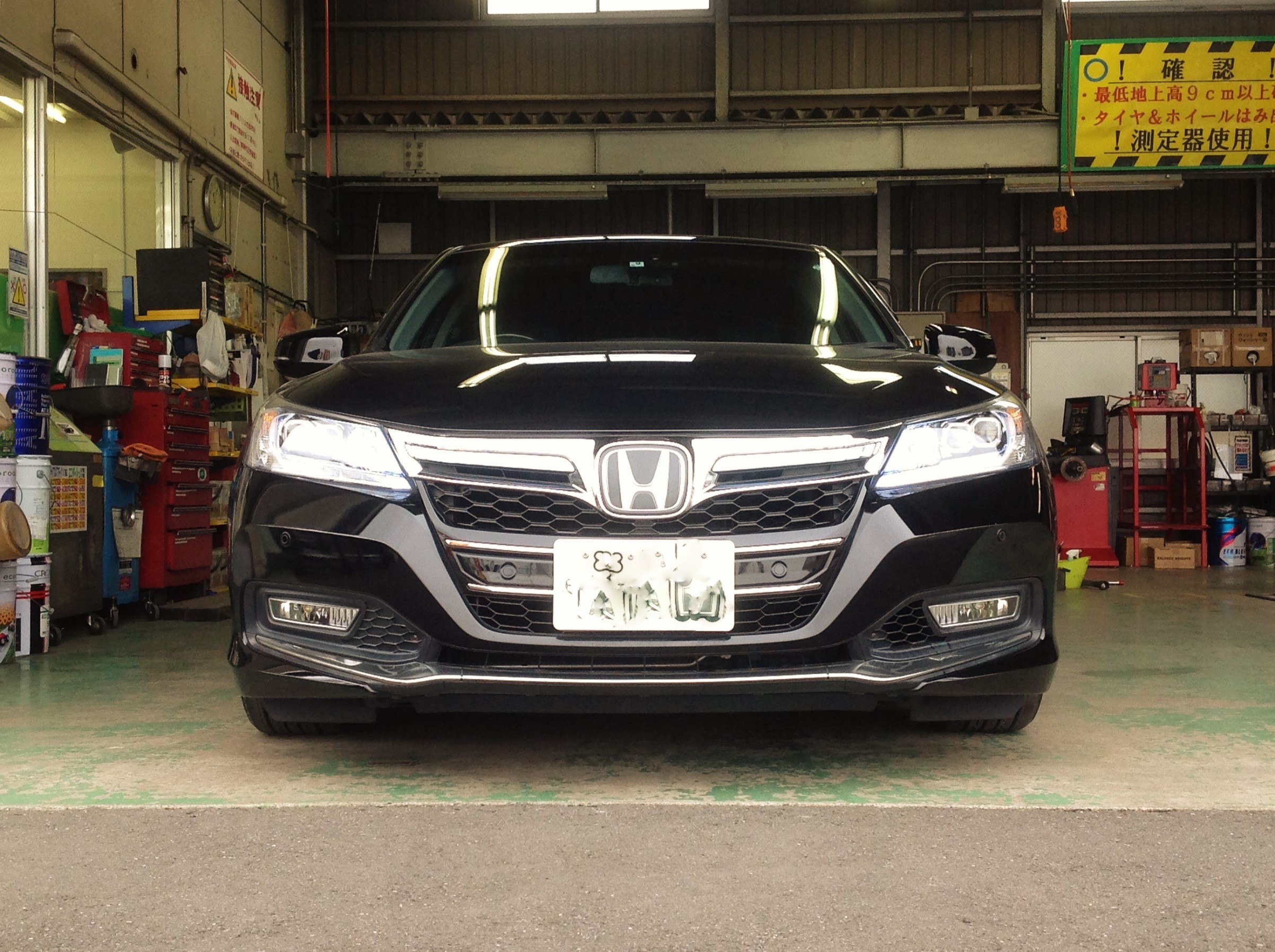 Honda アコード Hv アライメント調整 ホンダ アコードハイブリッド メンテナンス商品 タイヤ ホイール関連 4輪トータルアライメント調整 サービス事例 タイヤ館 ２９４谷和原ｲﾝﾀｰ 茨城県のタイヤ カー用品ショップ タイヤからはじまる トータルカー