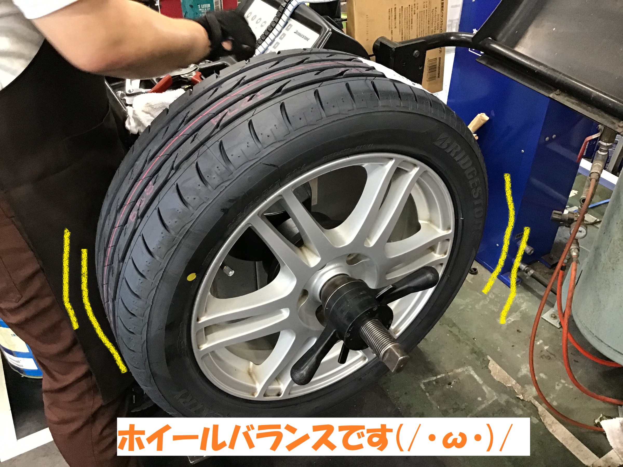 ホンダ：ステップワゴン】RG型 タイヤ交換作業です！！ | ホンダ