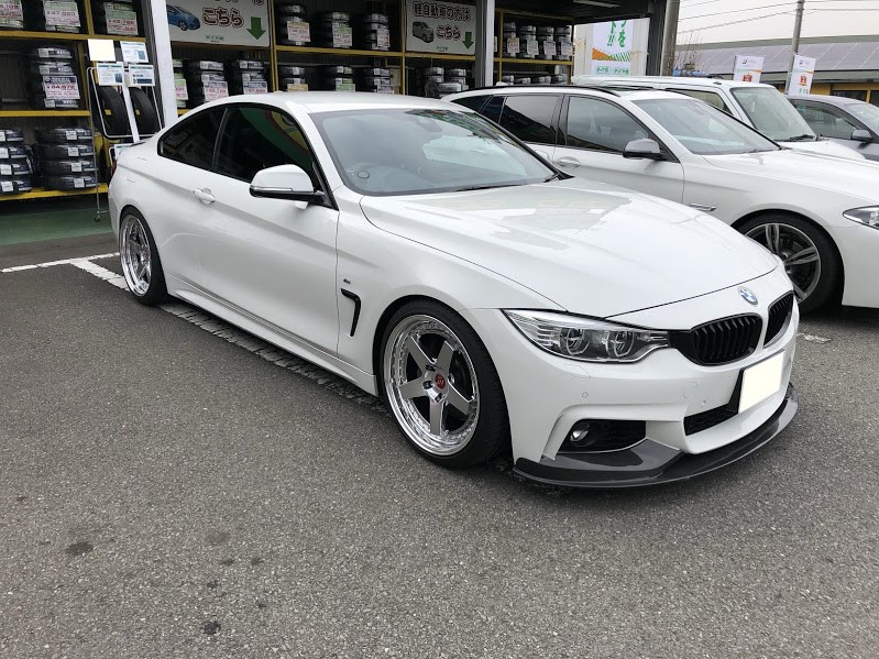BMW 4シリーズ F３２ アルミホイール取付 | BMW 4シリーズ ホイール