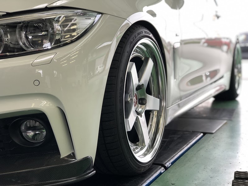 BMW 4シリーズ F32 アルミホイール取付 | 店舗おススメ情報