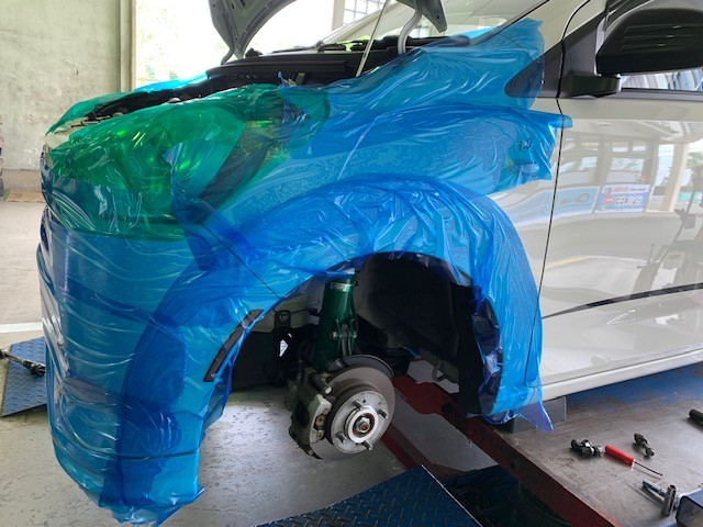 ミライース 車高調取り付け W ダイハツ ミライース その他 パーツ取付 サスペンション取付 サービス事例 タイヤ館 奈良南 奈良県のタイヤからはじまる トータルカーメンテナンス タイヤ館グループ