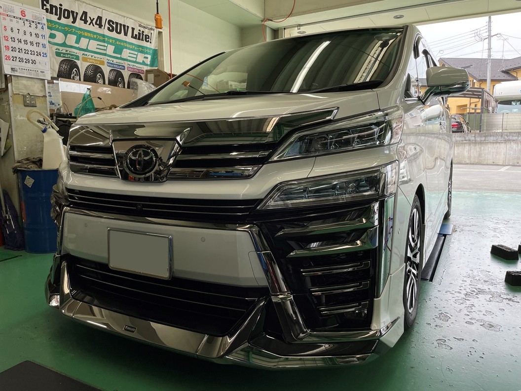 30ヴェルファイア Weds クレンツェ ウィーバル20インチ 取り付け