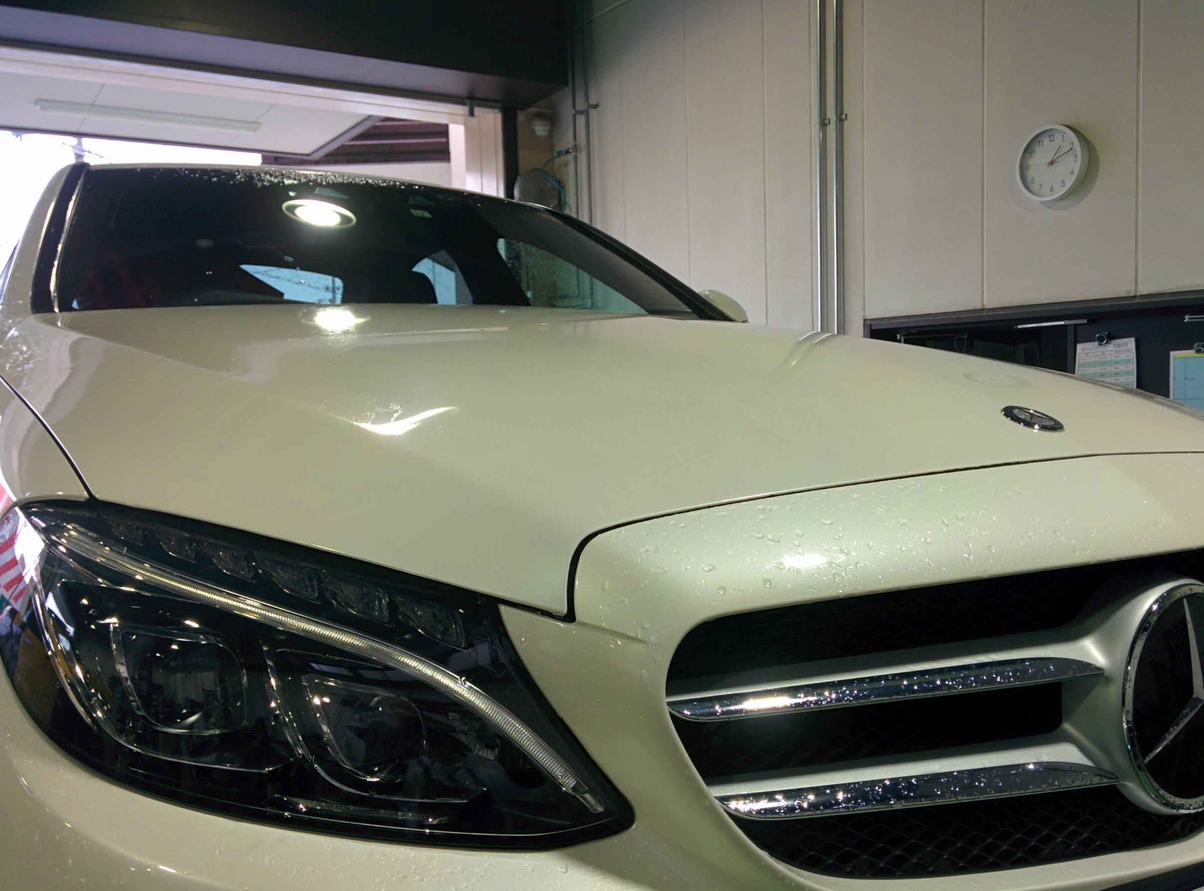 タイヤ交換】メルセデス・ベンツ Cクラス W205 F:225/45R18 R:245