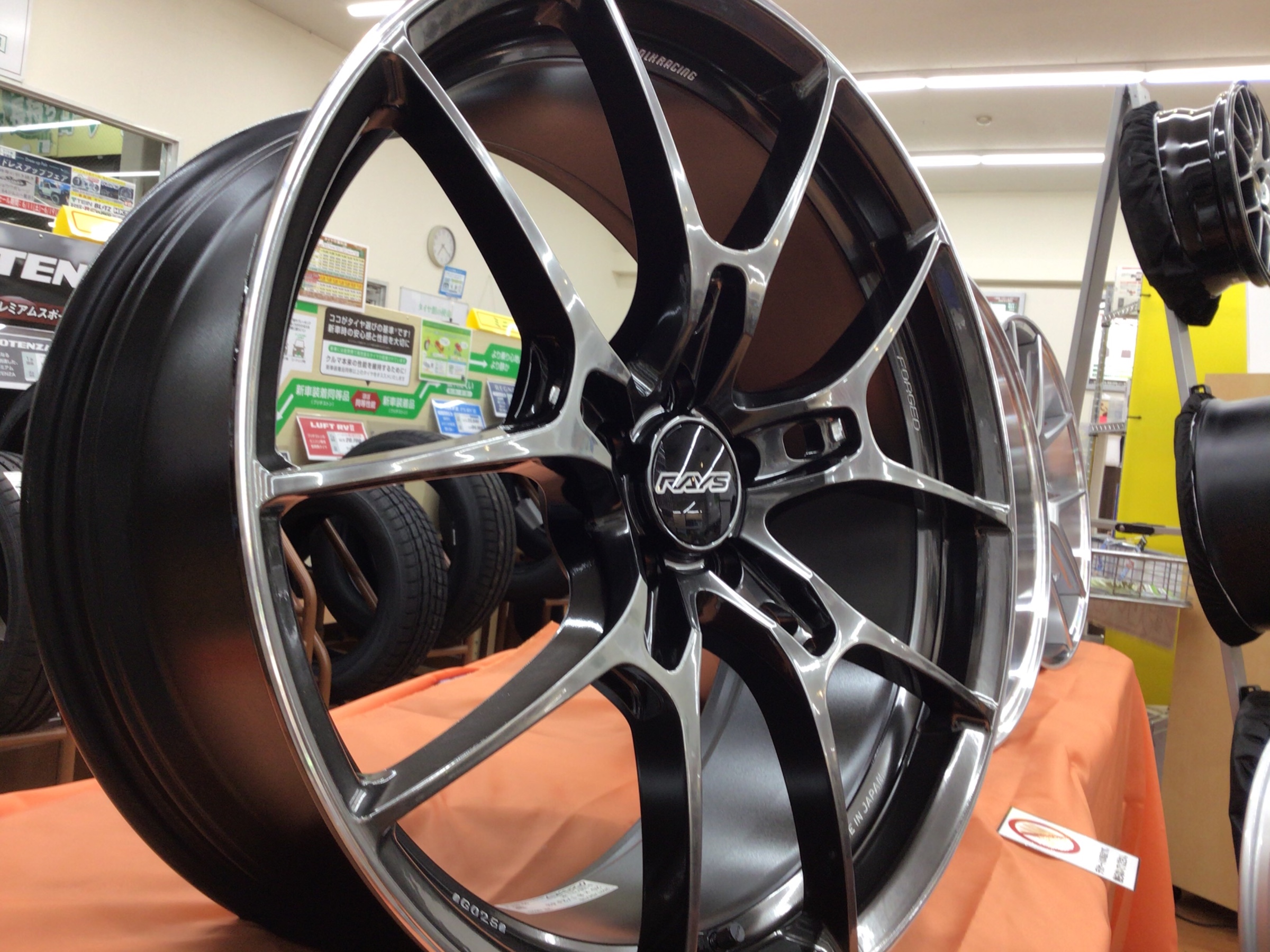 レイズ G025 (MK) 4本 19×9.0J+27 5H 112 φ66.6 RAYS