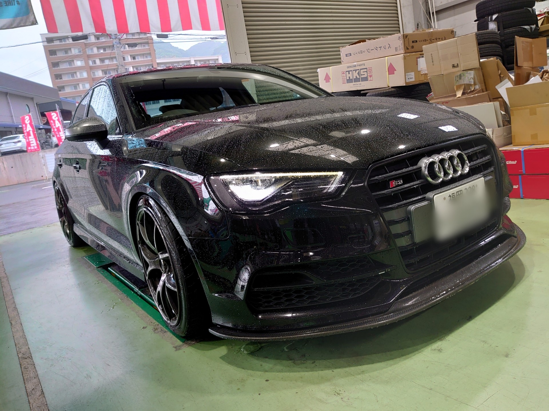 Audi S3 8V ヘッドライト を STEK プロテクション フィルム 施工しました♪ アウディ S3 その他 外装・内装取付