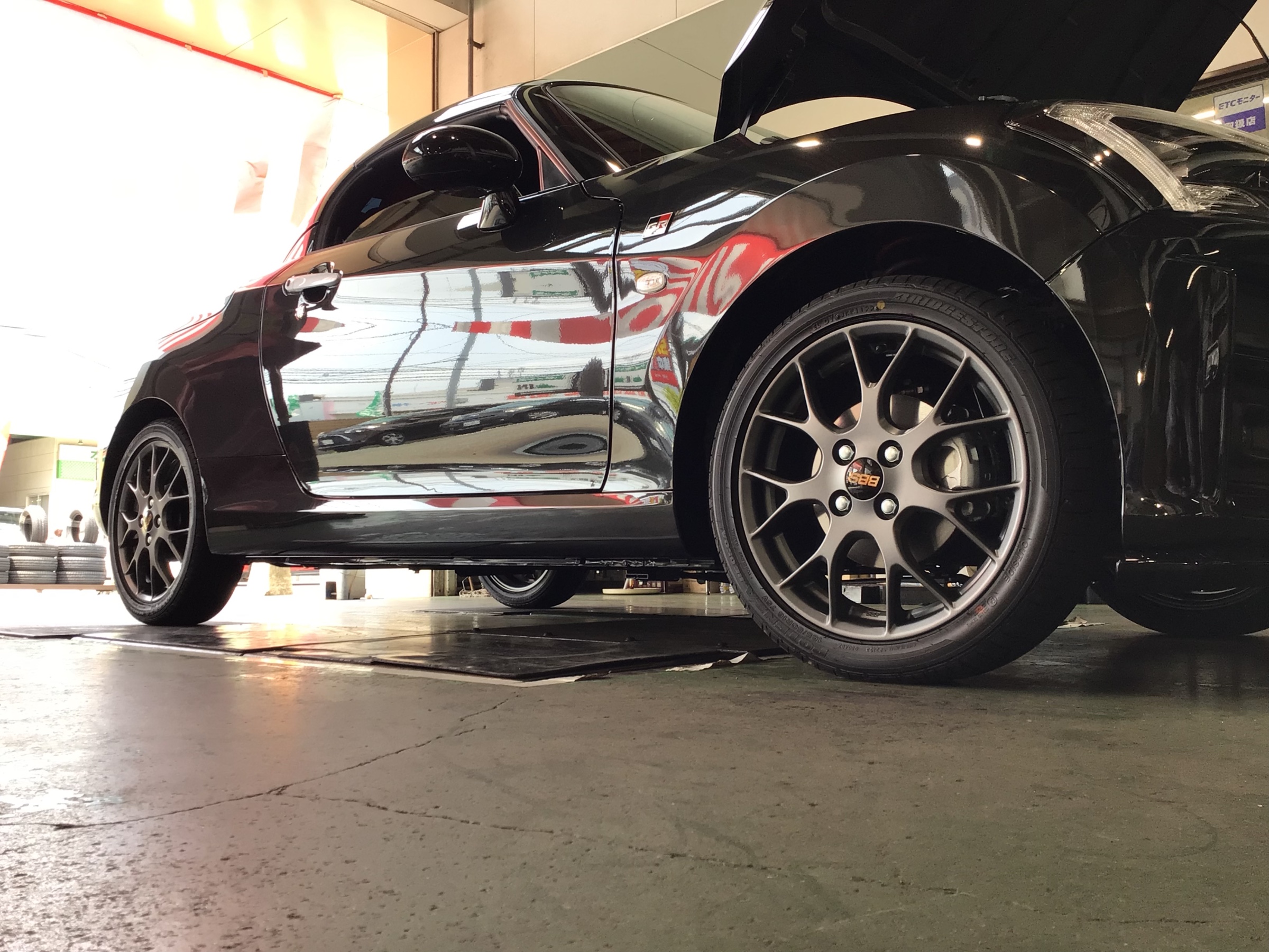 新車外し 鍛造】ダイハツ コペン GRスポーツ 純正 BBS製 マット