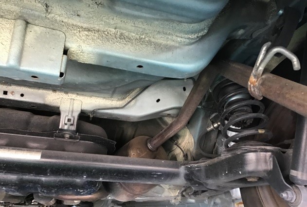 防錆作業前の車の画像