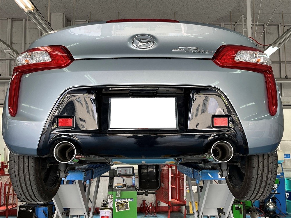LA400K コペン × HKSマフラー 取付 | 店舗おススメ情報 | タイヤ