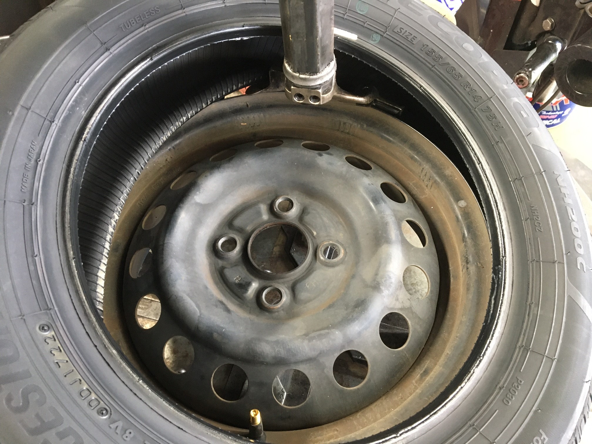 ニッサン・デイズルークス・B21A】 タイヤ交換 | 日産 ルークス タイヤ