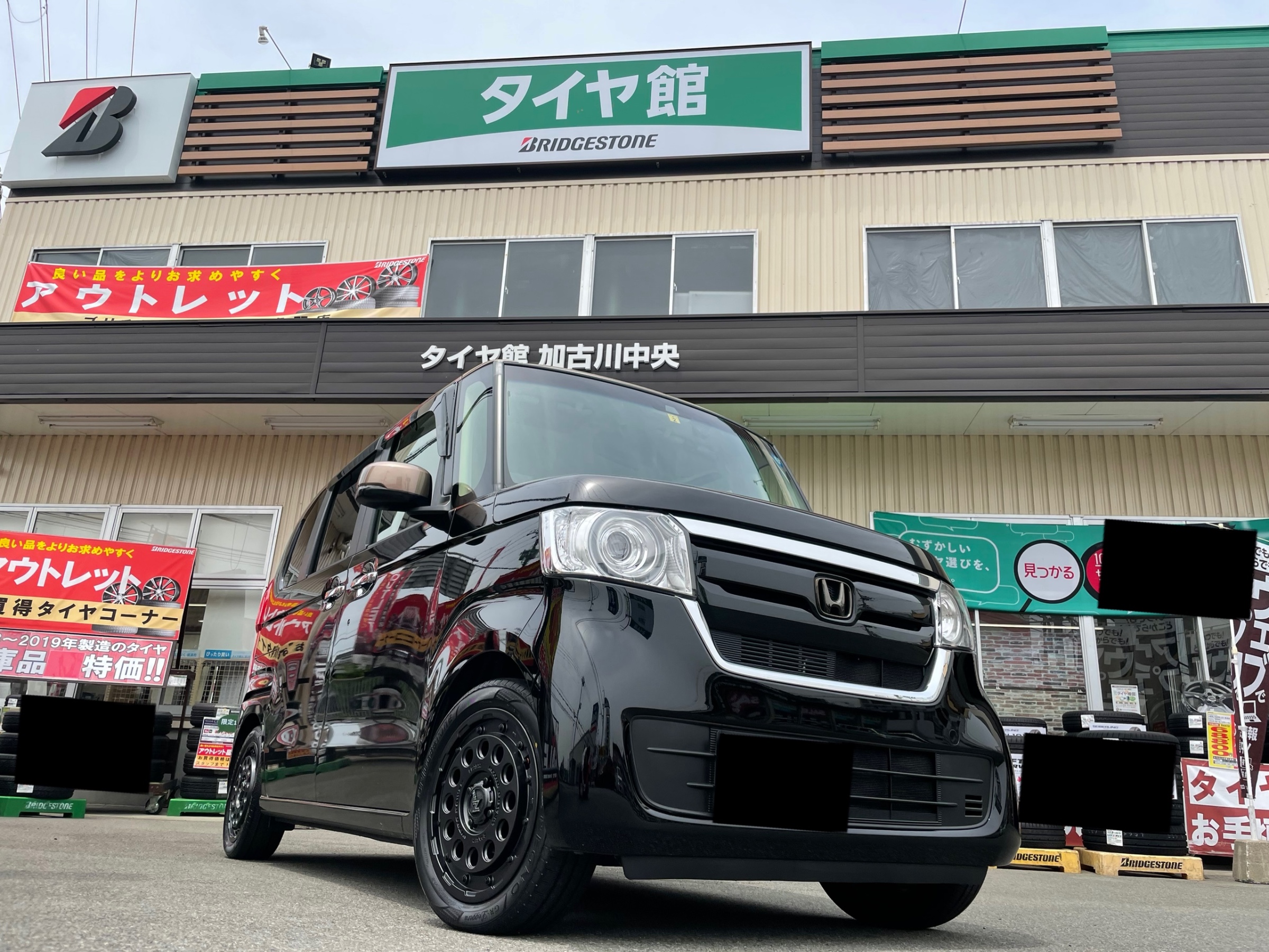 JF3 N-BOX タイヤホイール交換(^^)/ | ホンダ N-BOX ホイール タイヤ