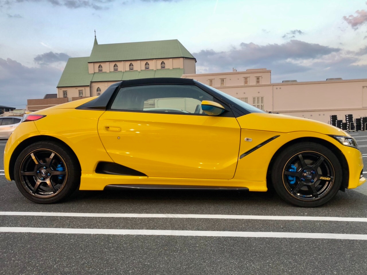 ホンダ S660にレイズホイール取り付け！ | 店舗おススメ情報