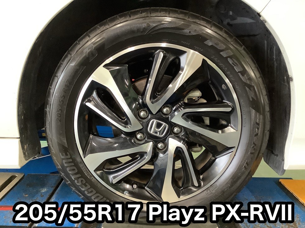 HONDA【ステップワゴンスパーダ RP3】タイヤ交換【Playz PXｰRVII