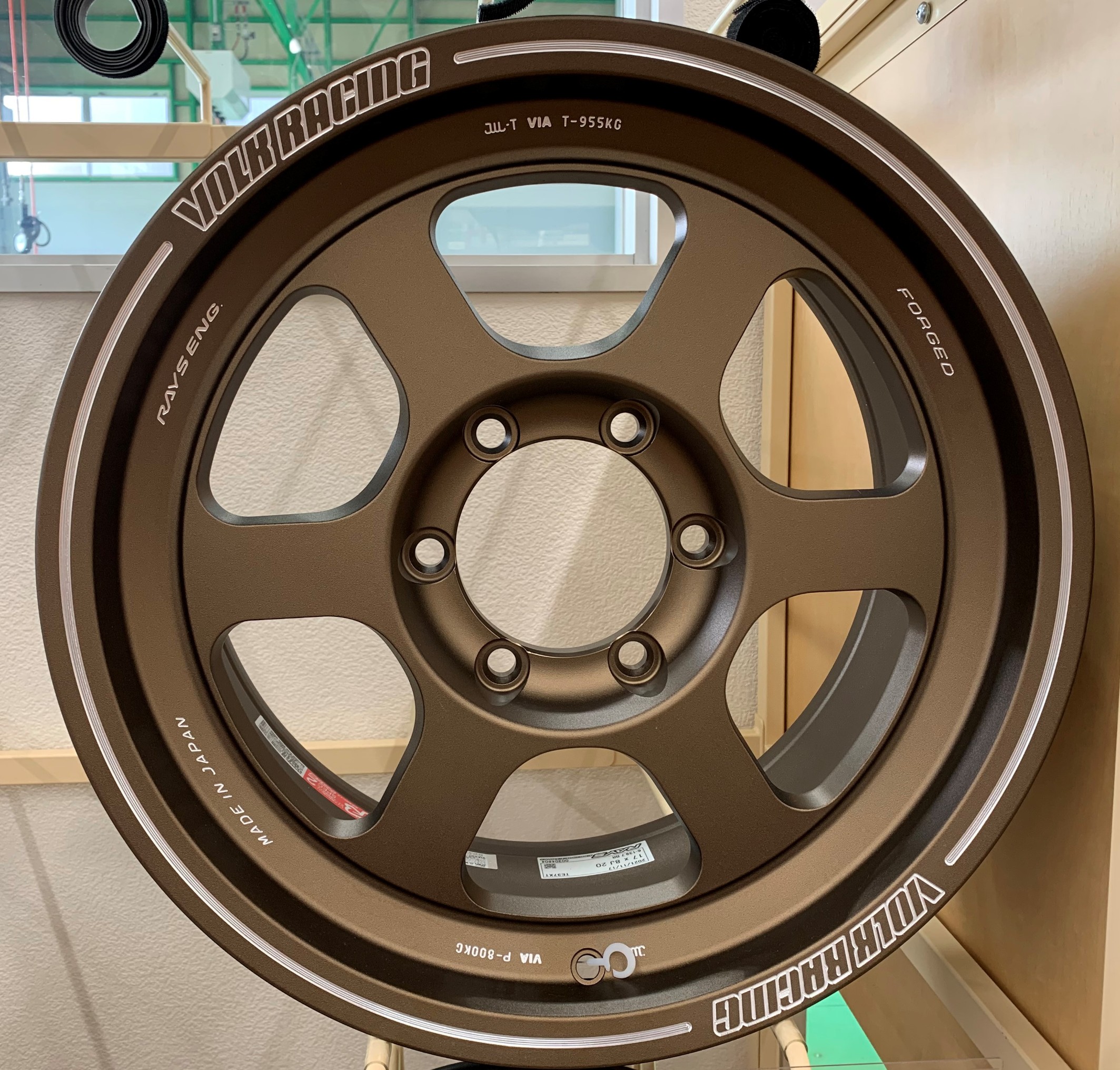 かまちゃん専用ランドクルーザープラドホイール　RAYS TE37XT 17インチ TE37XT 17インチ RAYS のめり かまちゃん専用ランドクルーザー