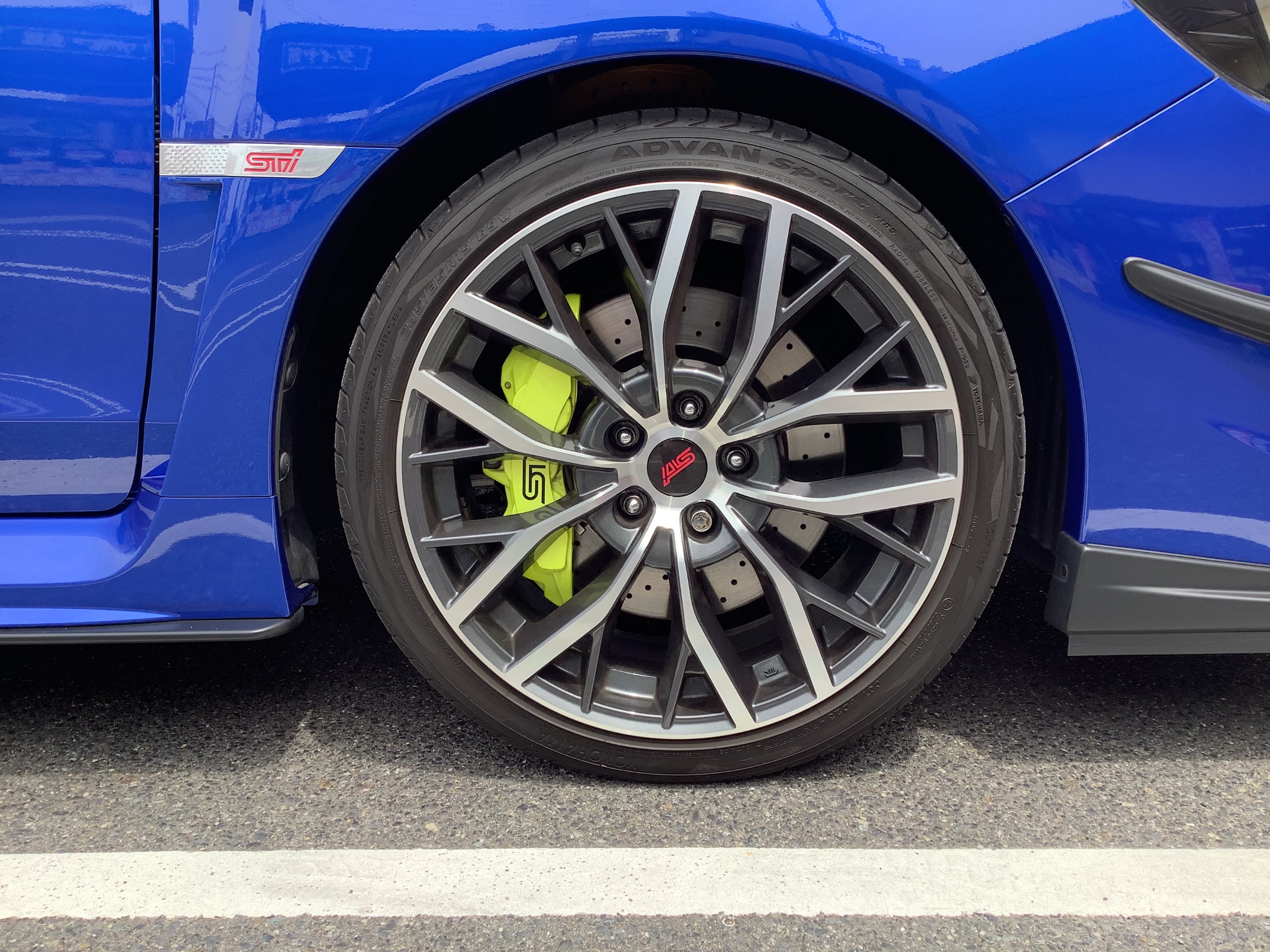スバル WRX STIにレイズホイール取り付け！ | 店舗おススメ情報