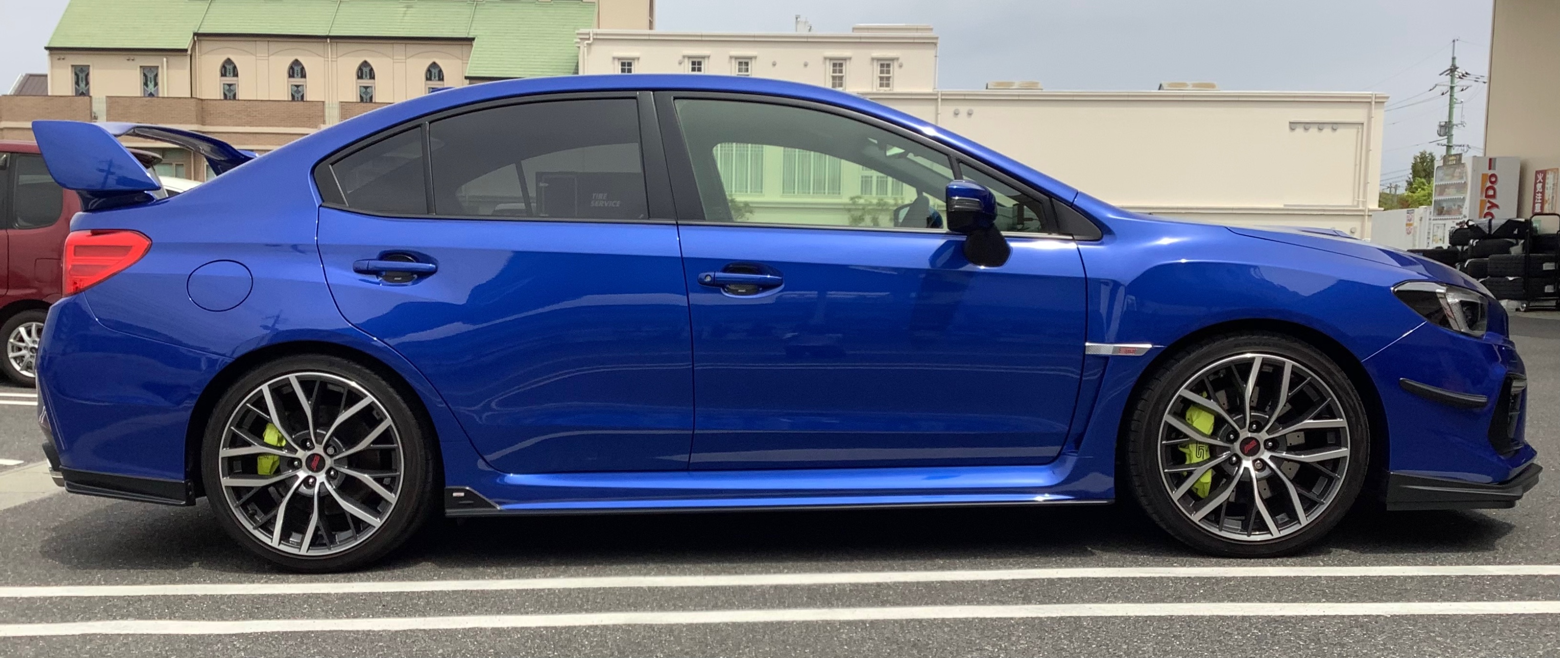 スバル WRX STIにレイズホイール取り付け！ | 店舗おススメ情報